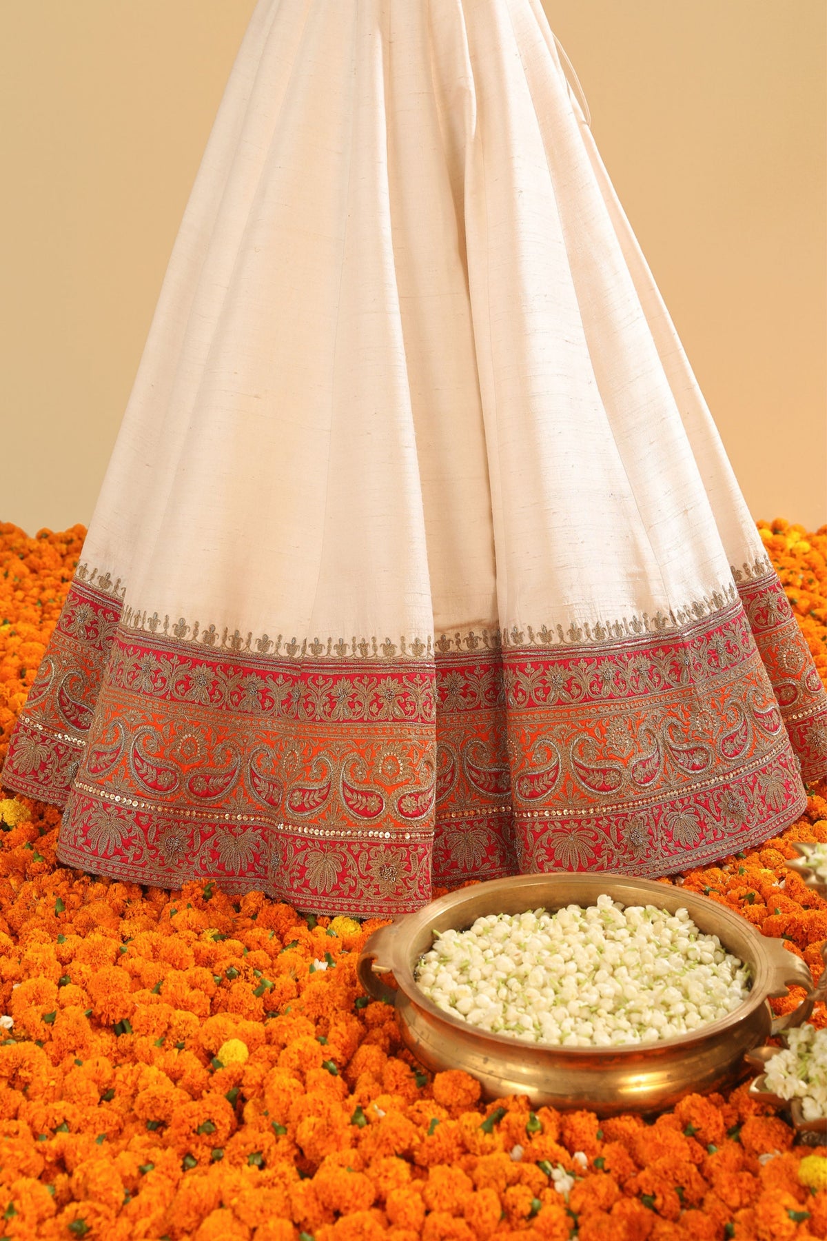 Daisy Ivory Lehenga Set