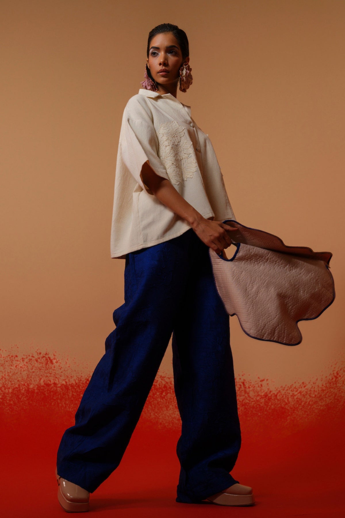 Blue Petal Pants