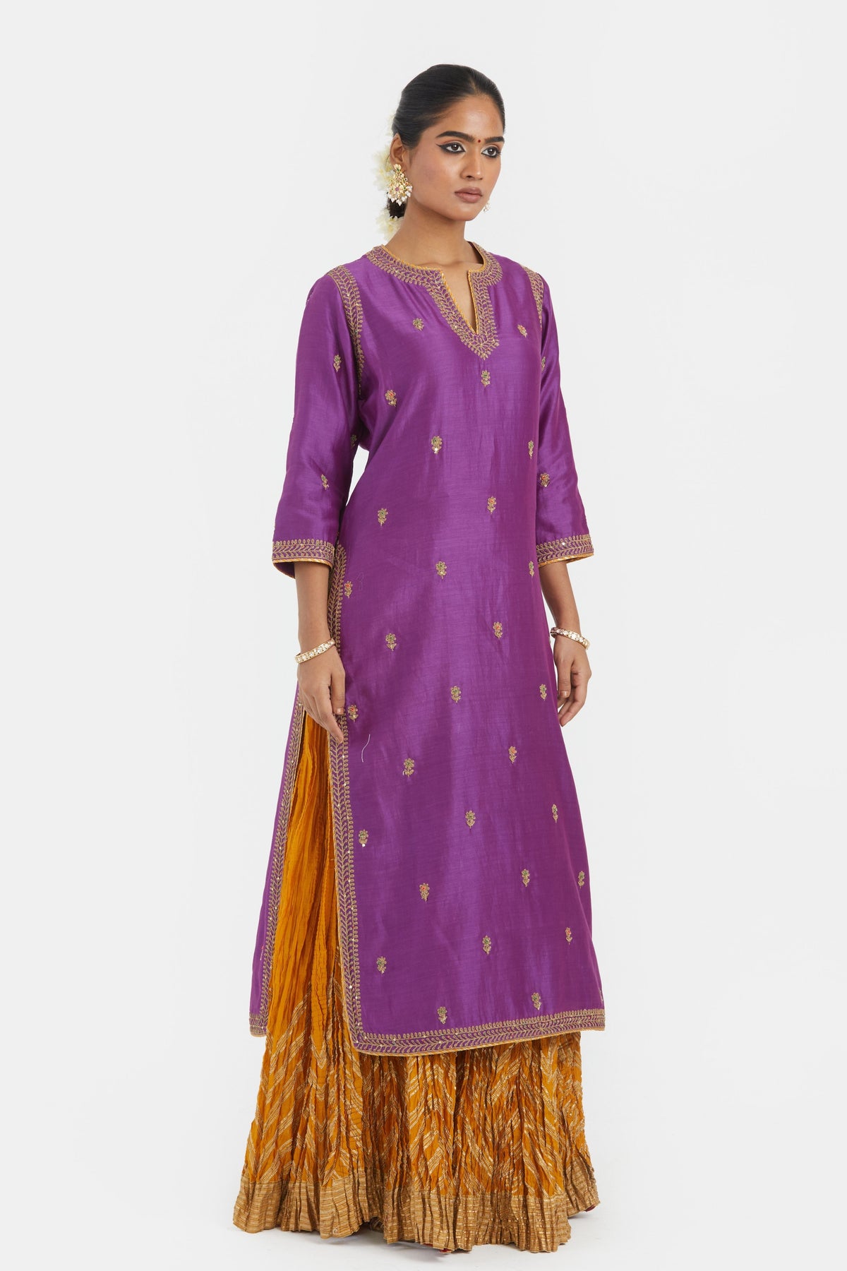 Chanderi Silk Lehenga Set