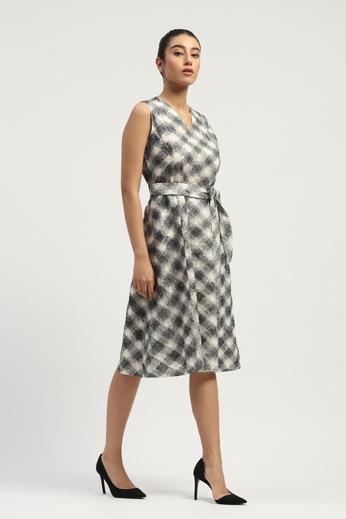Lattice Cutwork Dress
