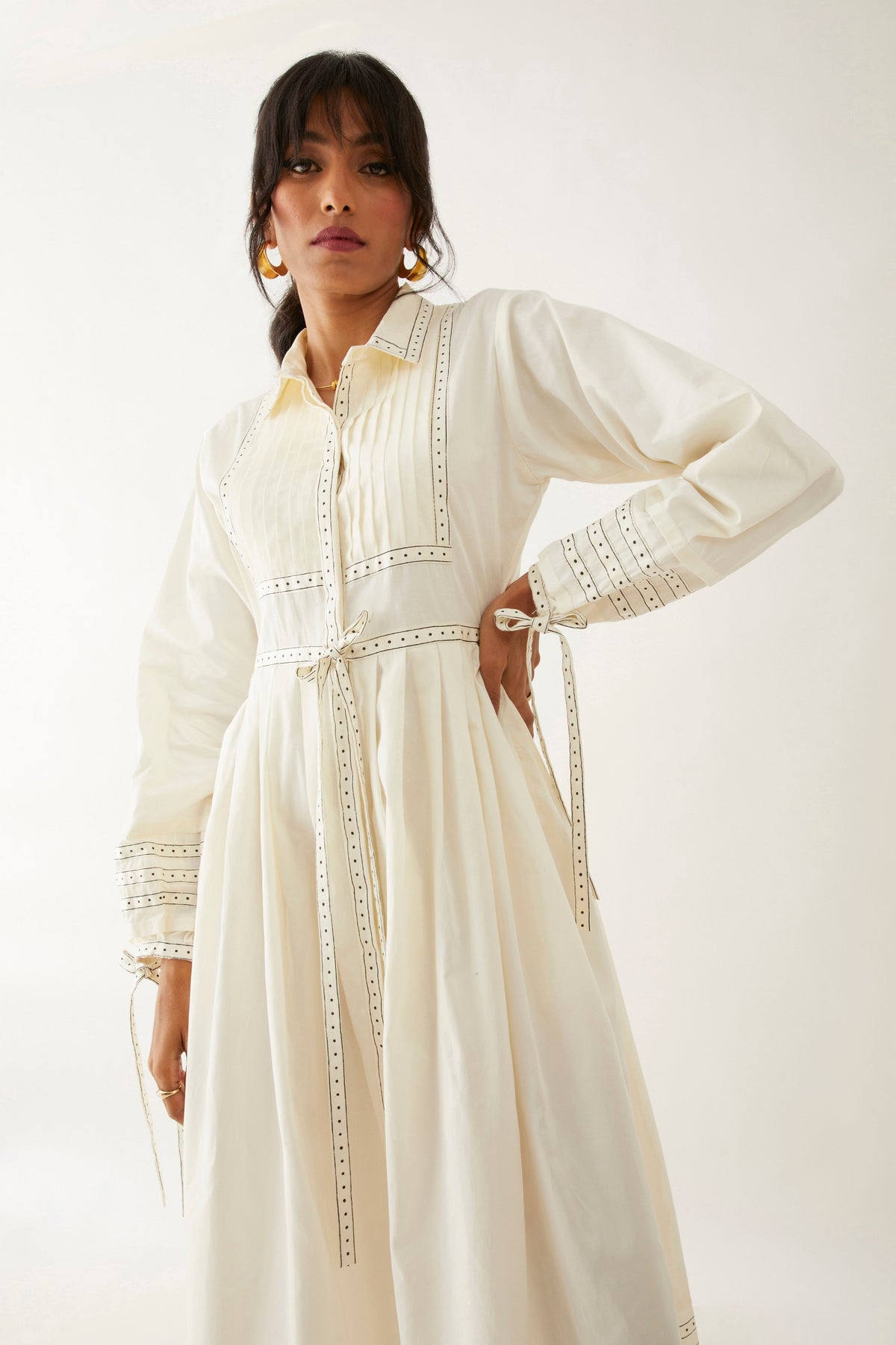 Masa Off White Dress
