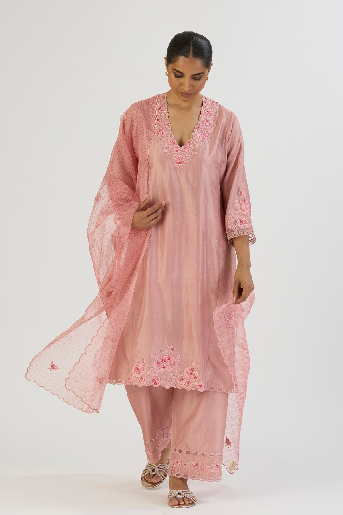 Pink Ikaya Dupatta
