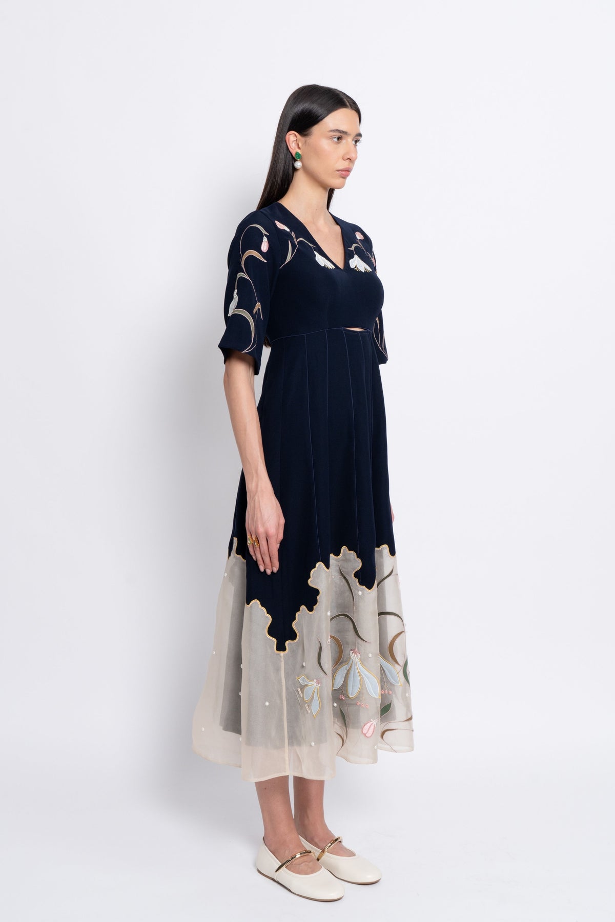Madhya Navy Dress