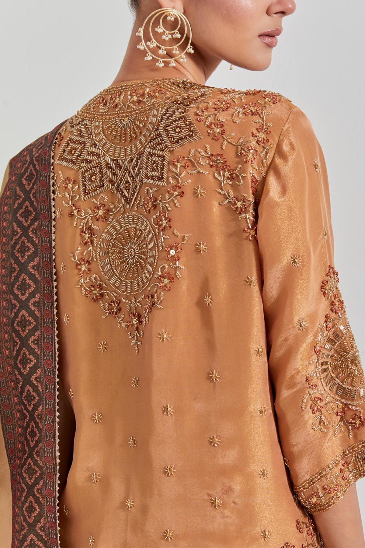 Spicy Glam Tissue Kurta Set