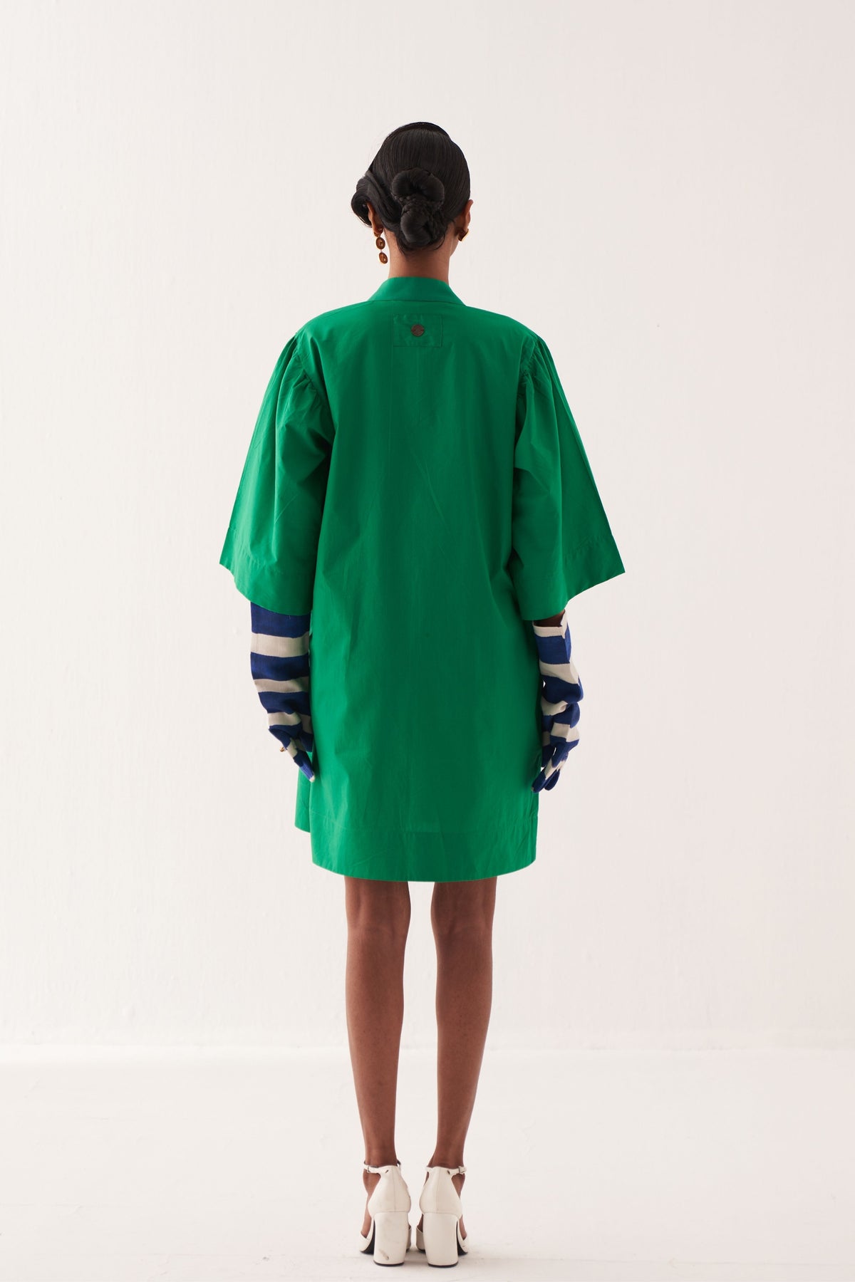 Emerald Applique Dress