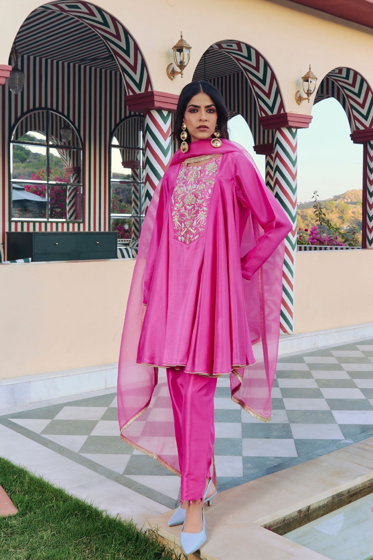 Pique Kurta Set