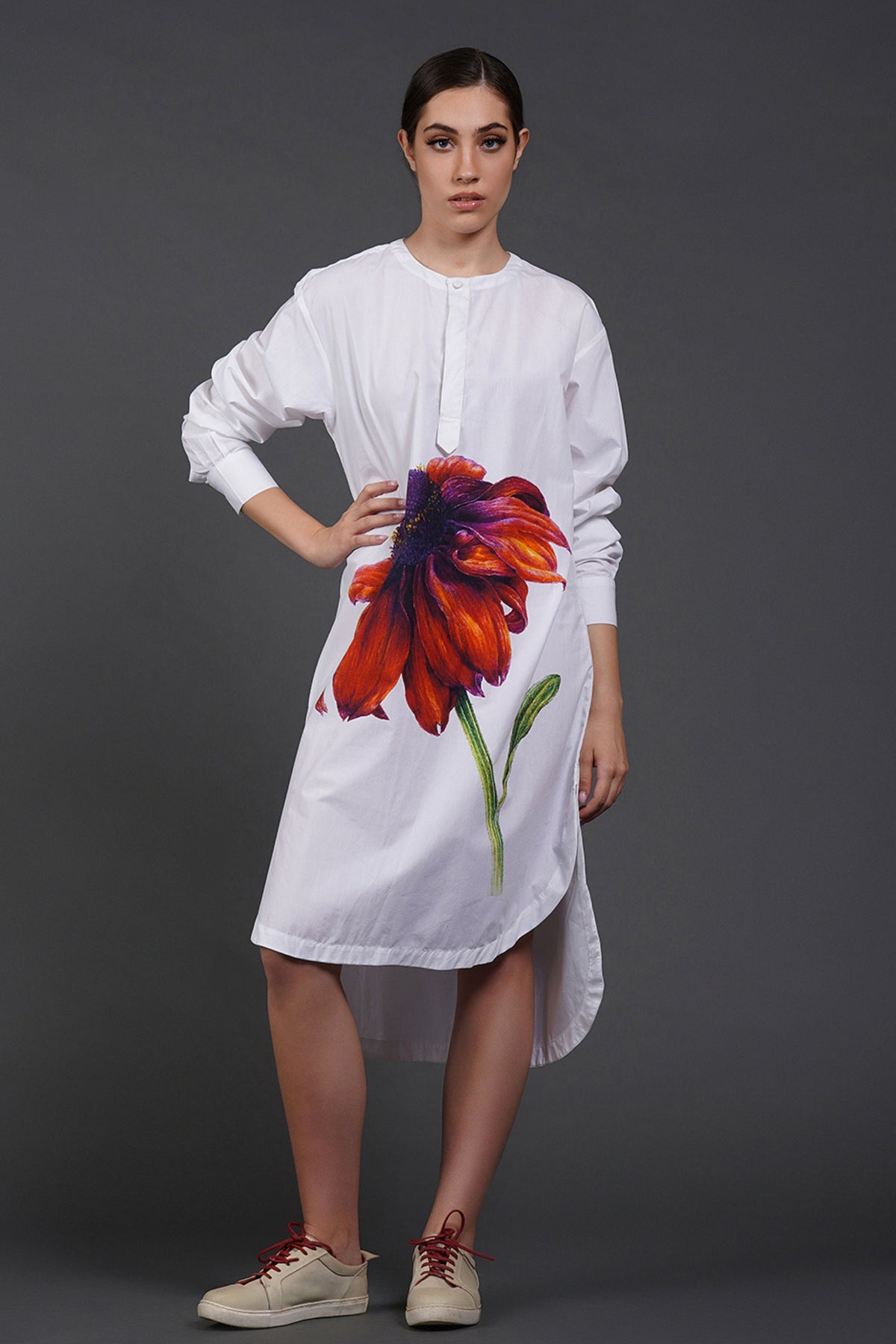 Abstract Digtal Print Dress