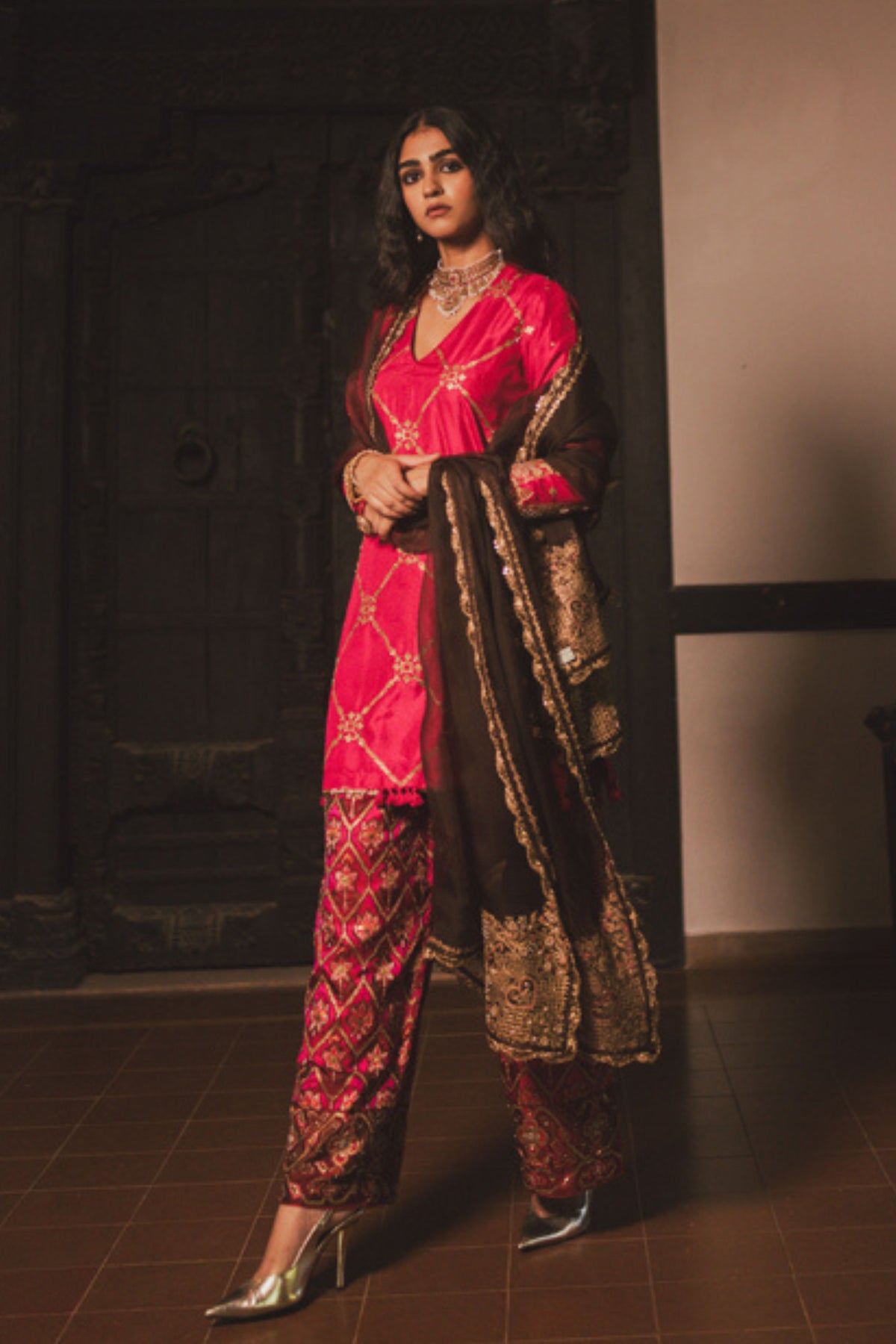 Nishita Pink Kurta Set