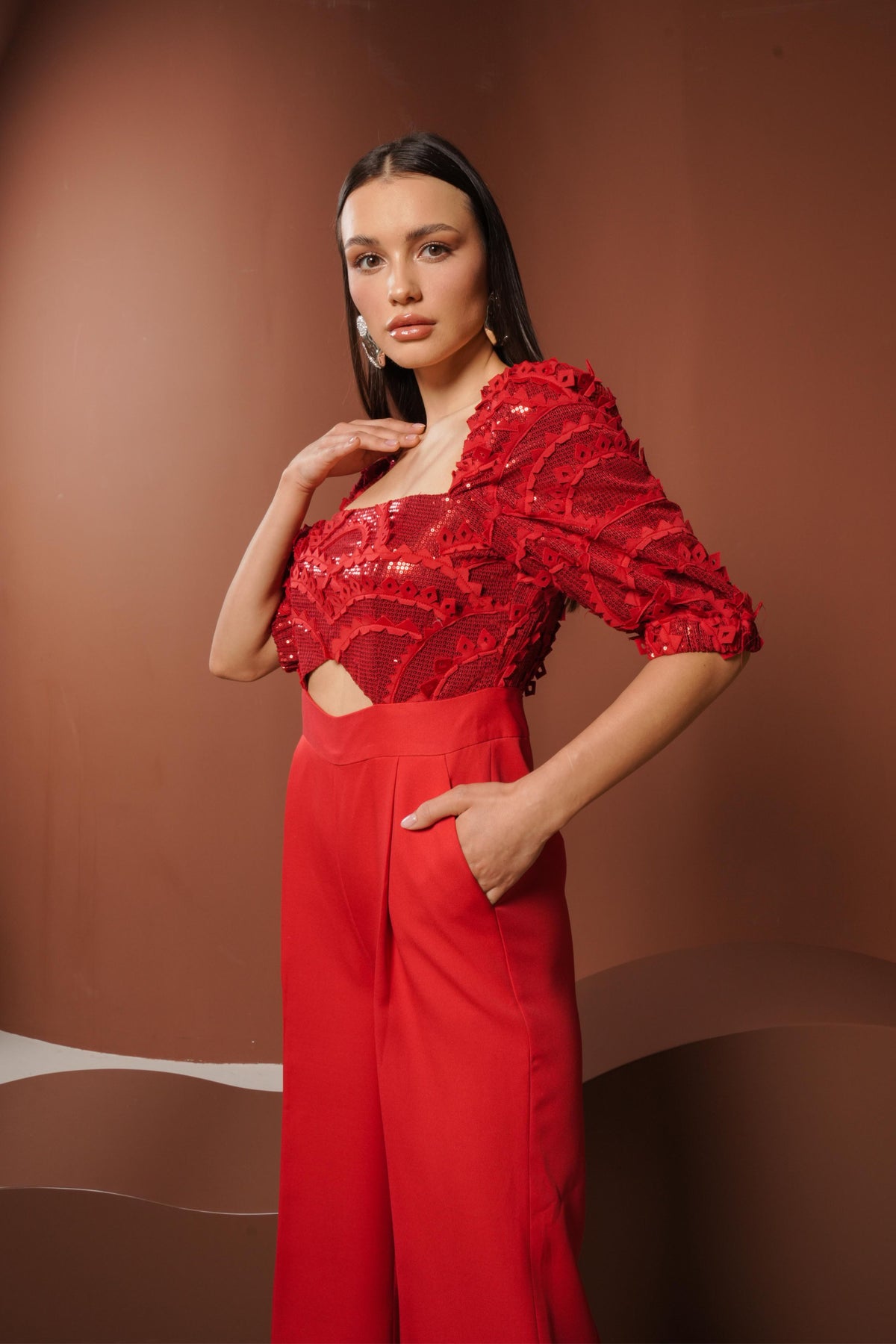 Sequinned Jumpsuit