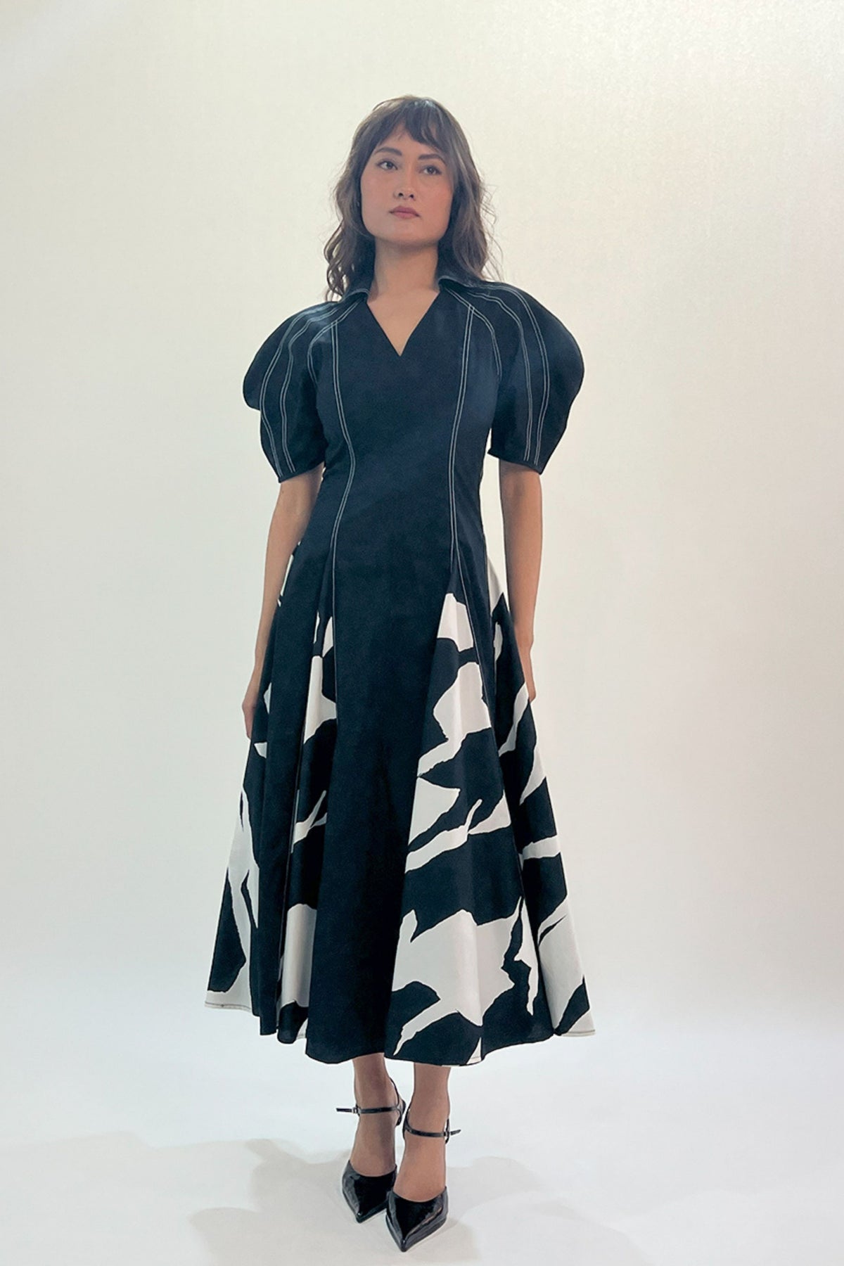 Stream Godet Dress