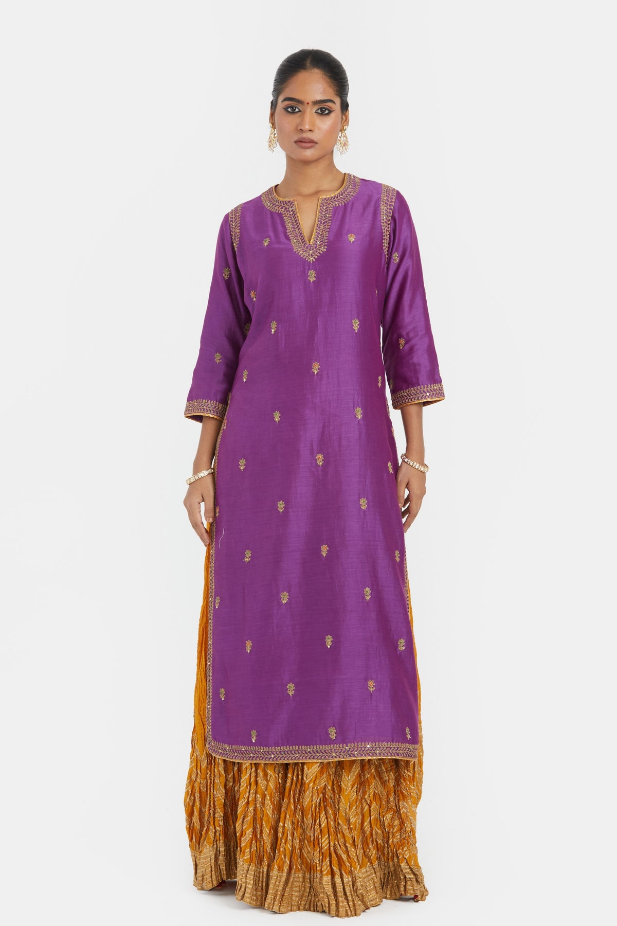 Chanderi Silk Lehenga Set