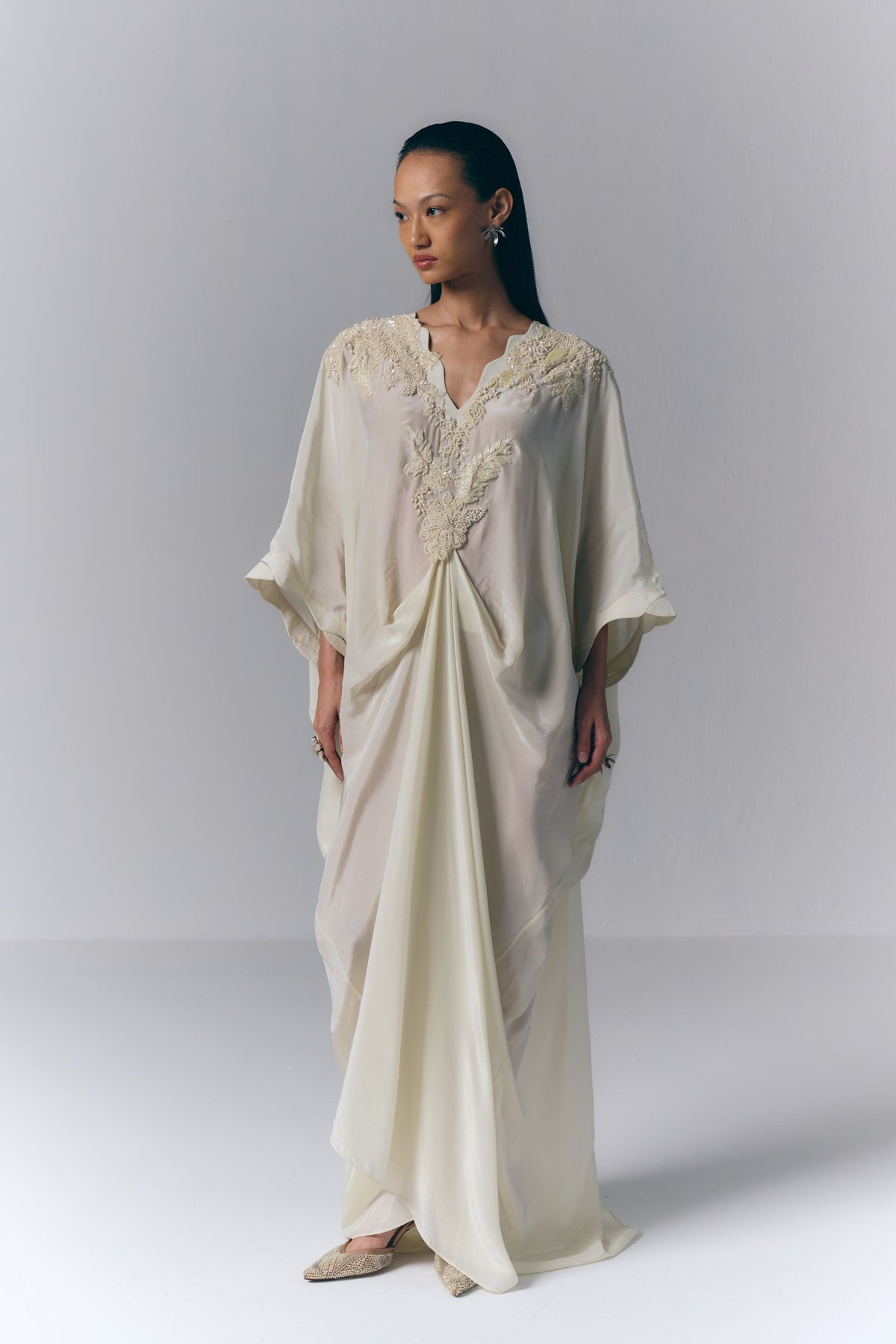 Ivory Whisper Kaftan