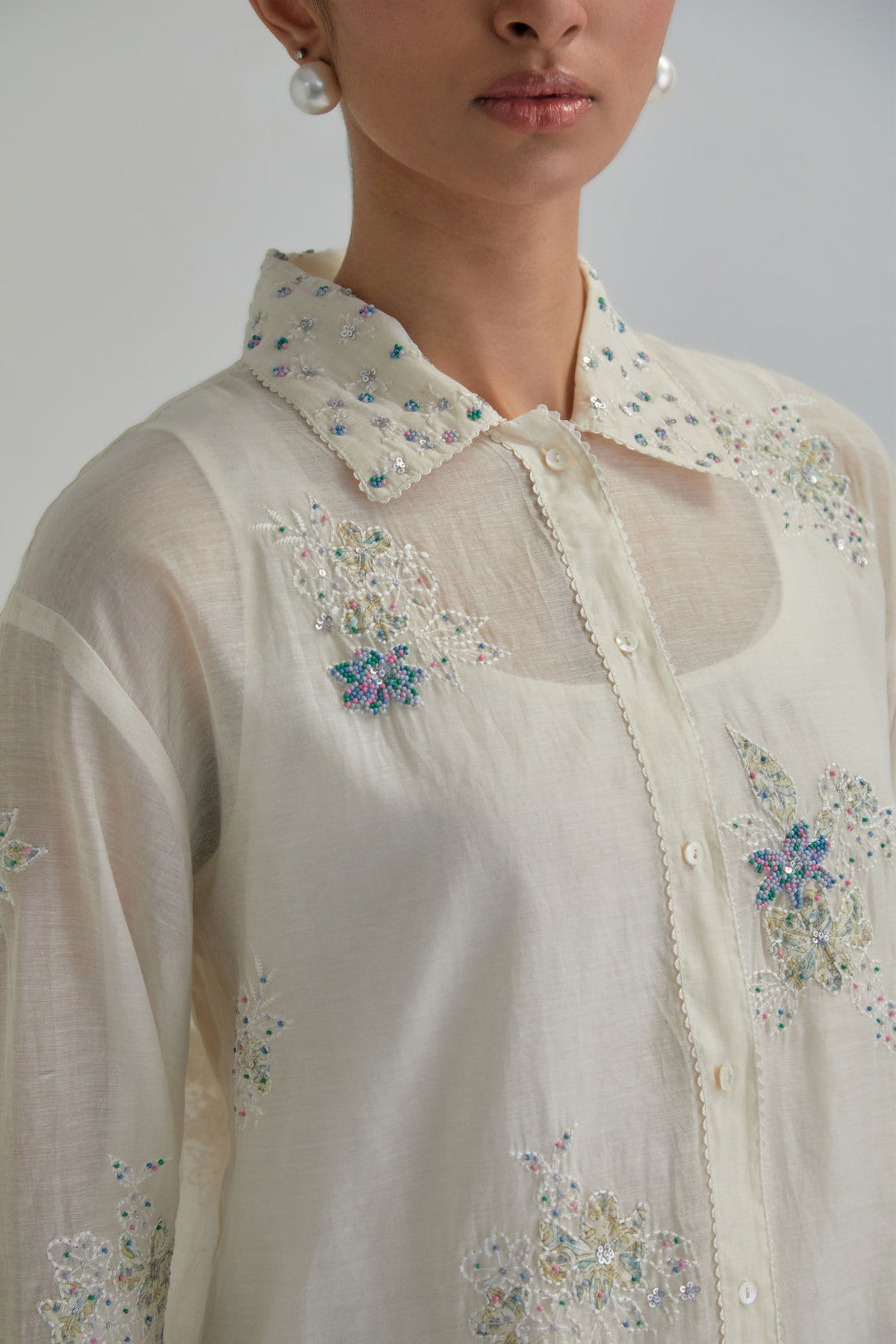 Blue Cotton Shirt