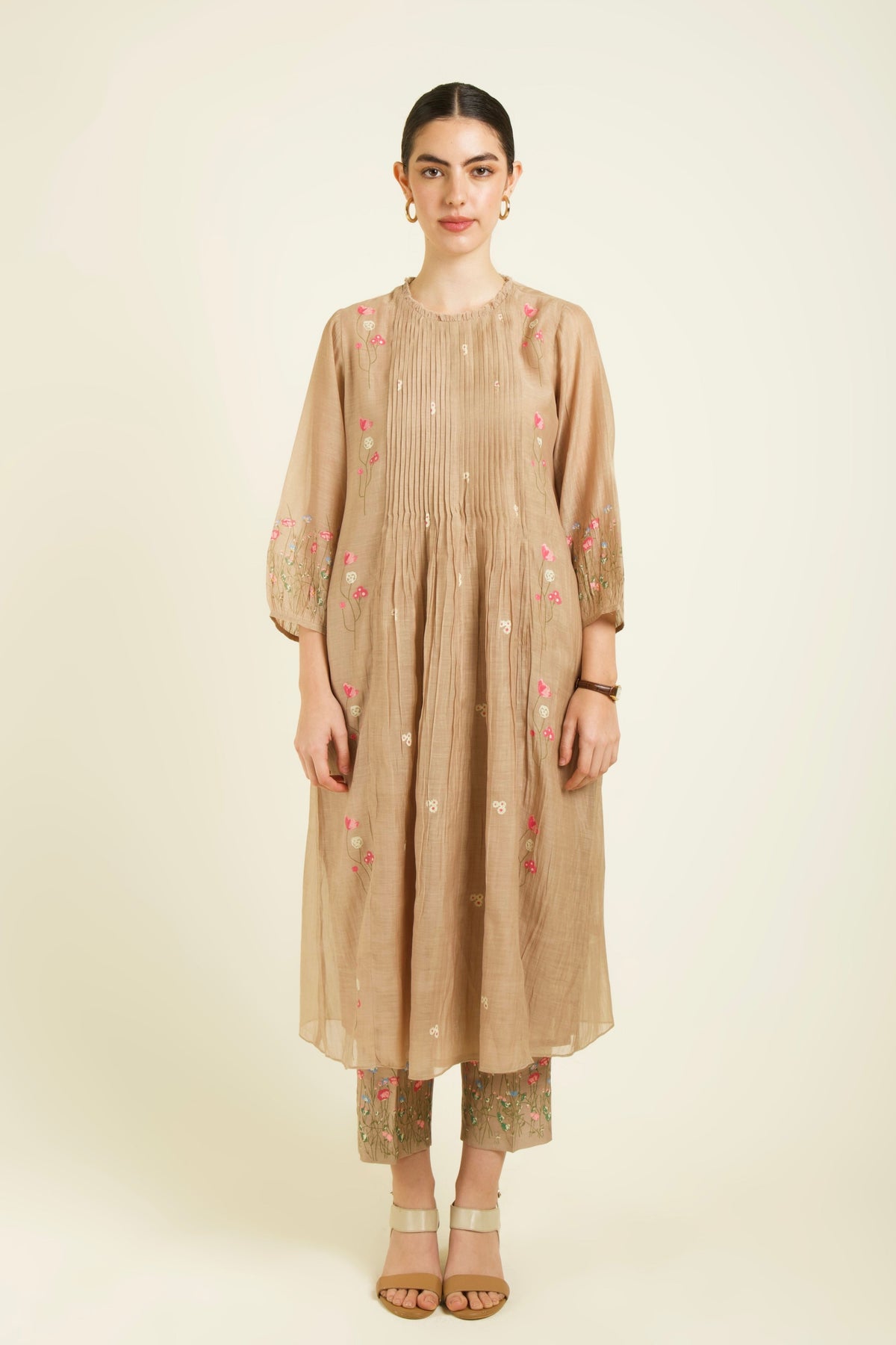 Beige Tunic Set