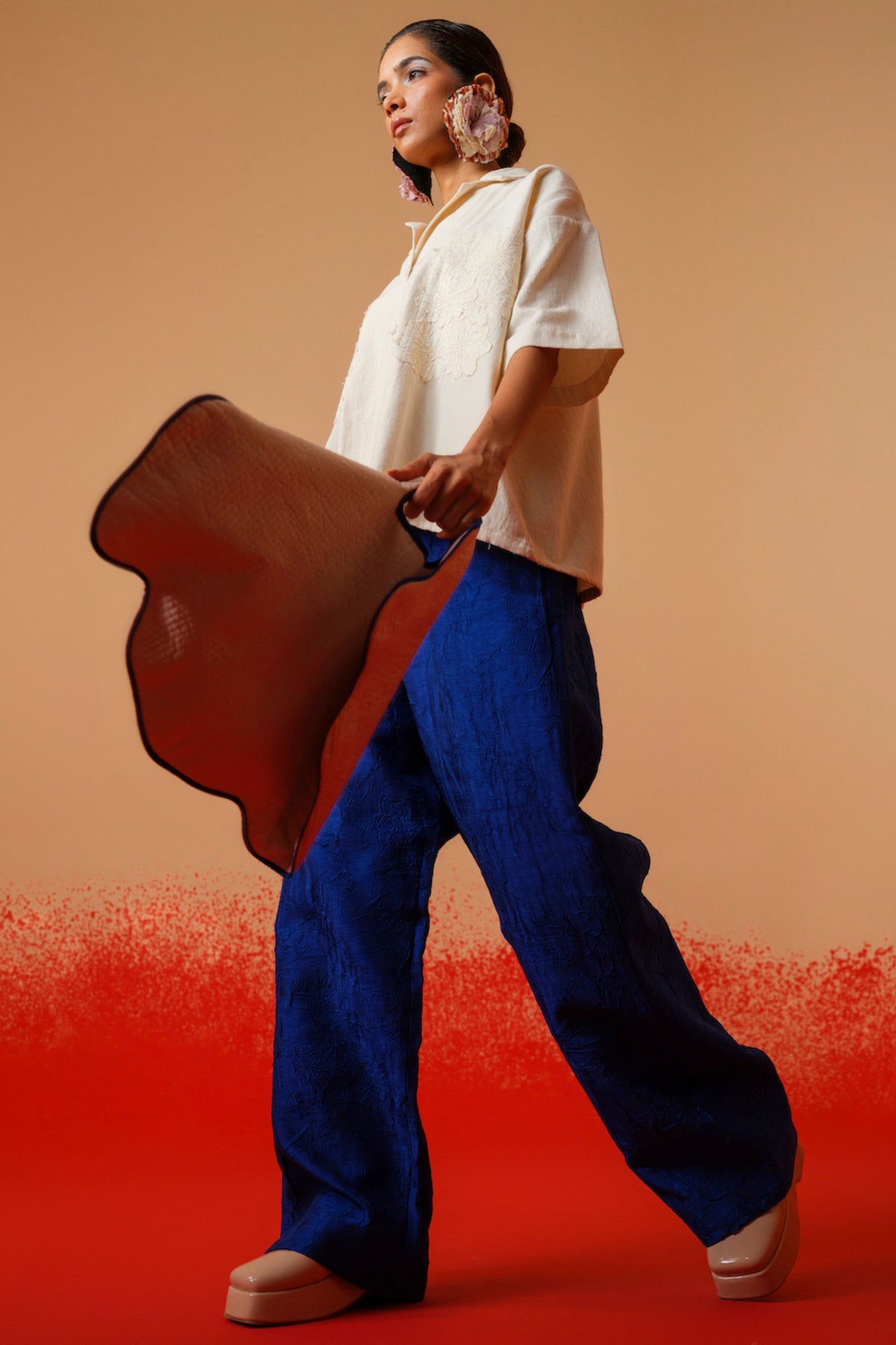 Blue Petal Pants