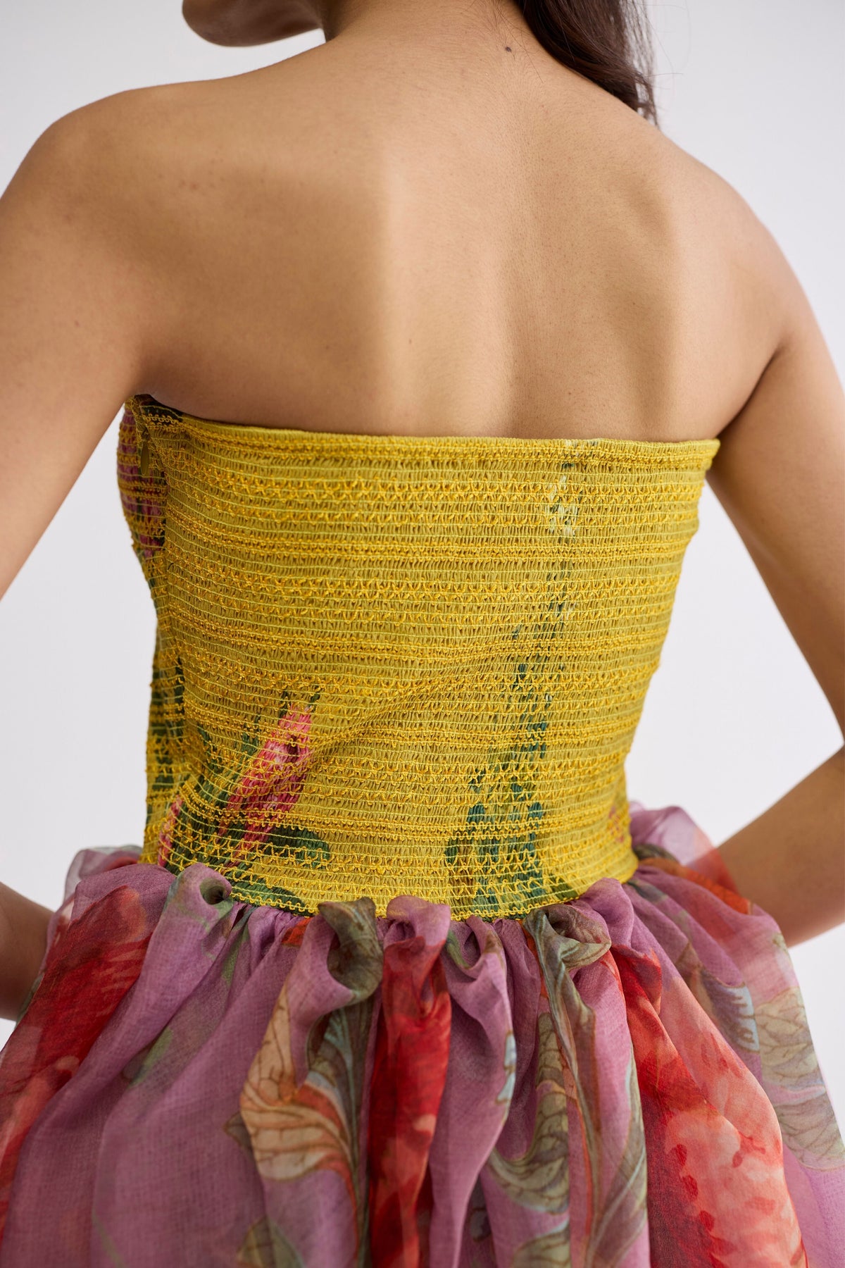 Berry Smocked Dress