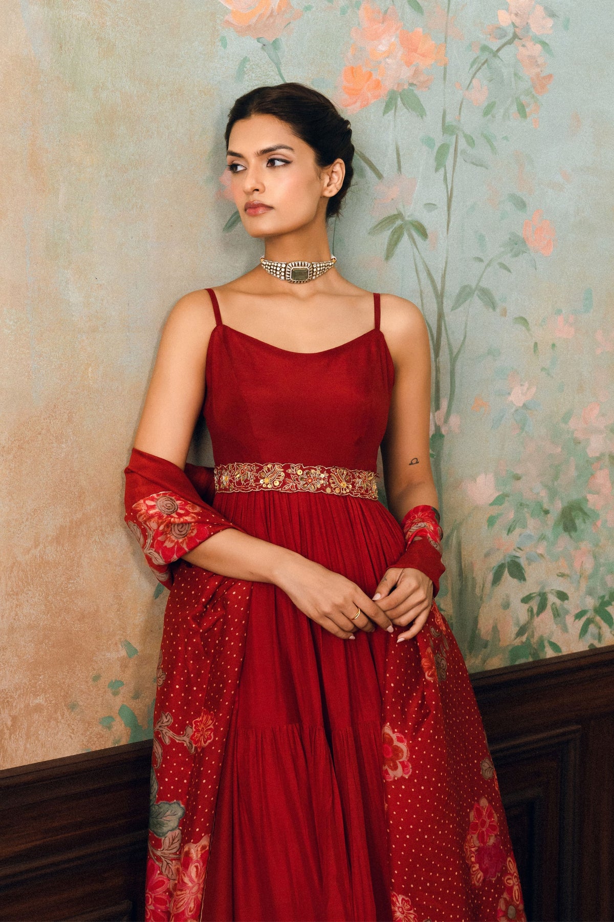 Viola Anarkali Set
