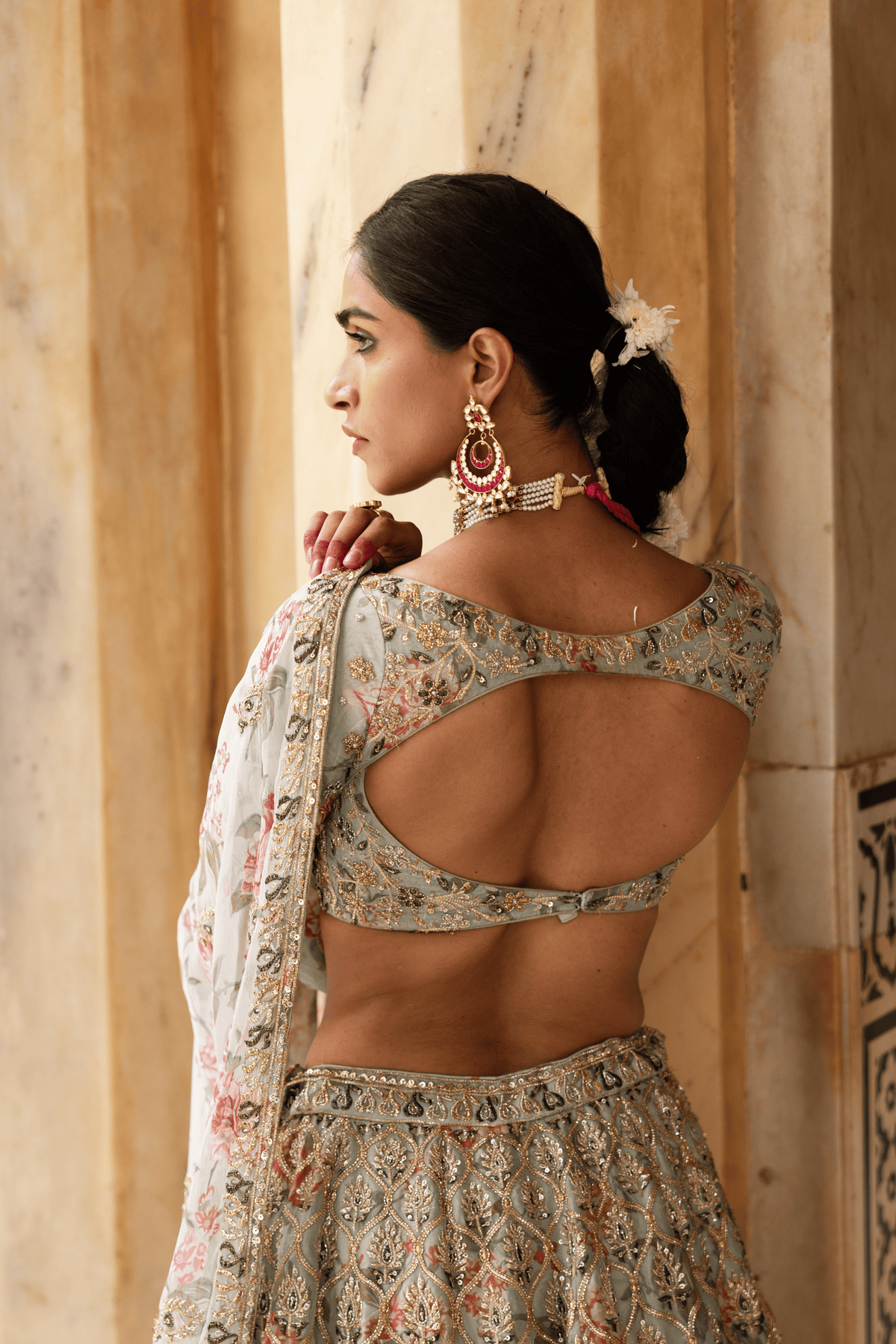 Floral Bridal Lehenga
