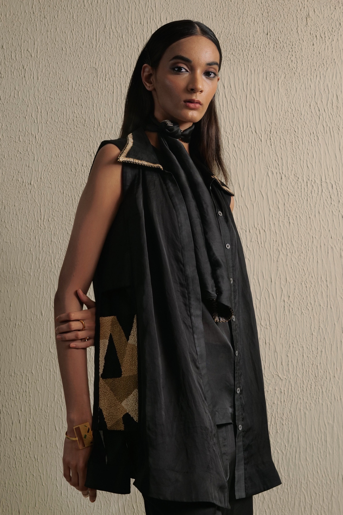 Black Side Fun Dress