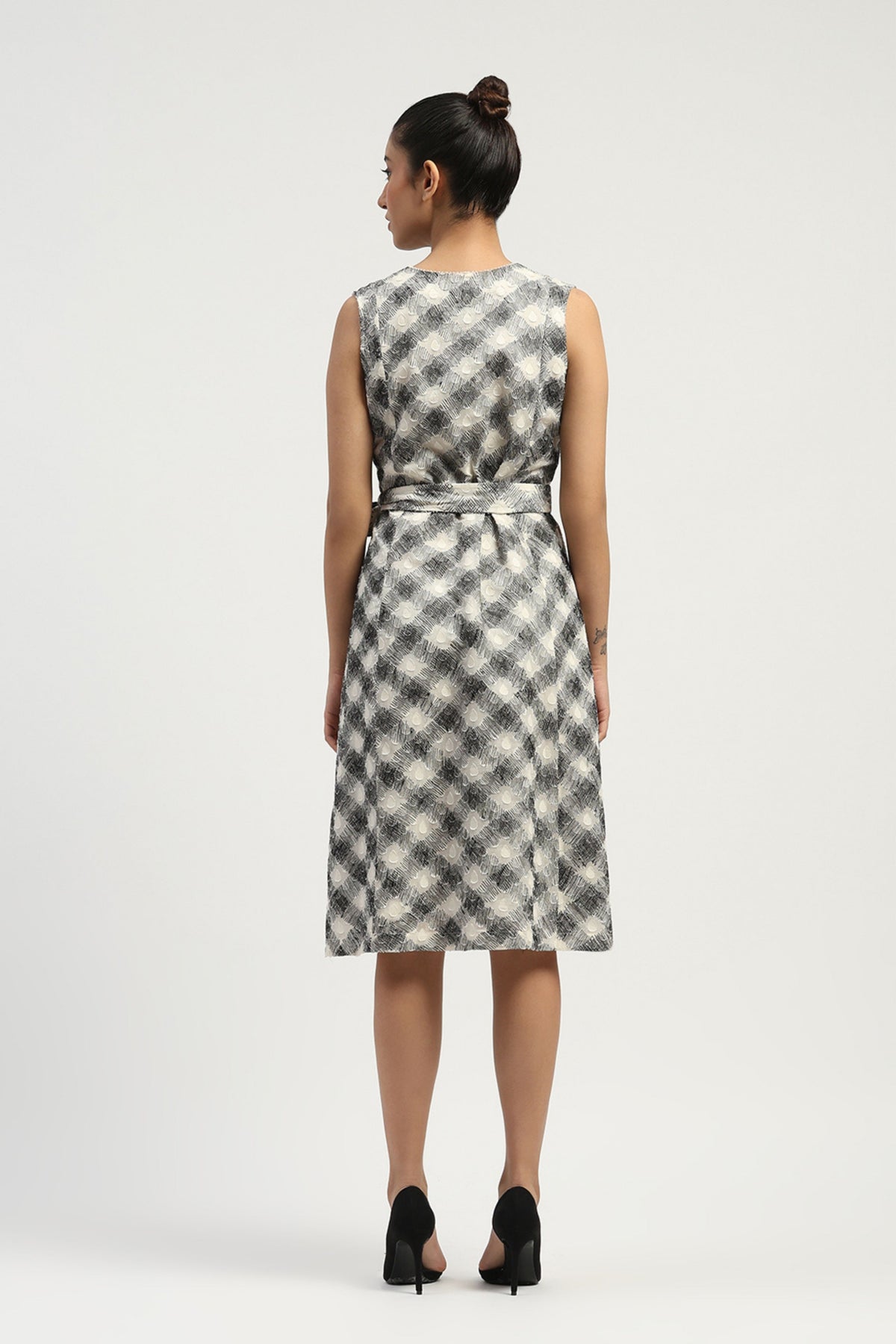 Lattice Cutwork Dress