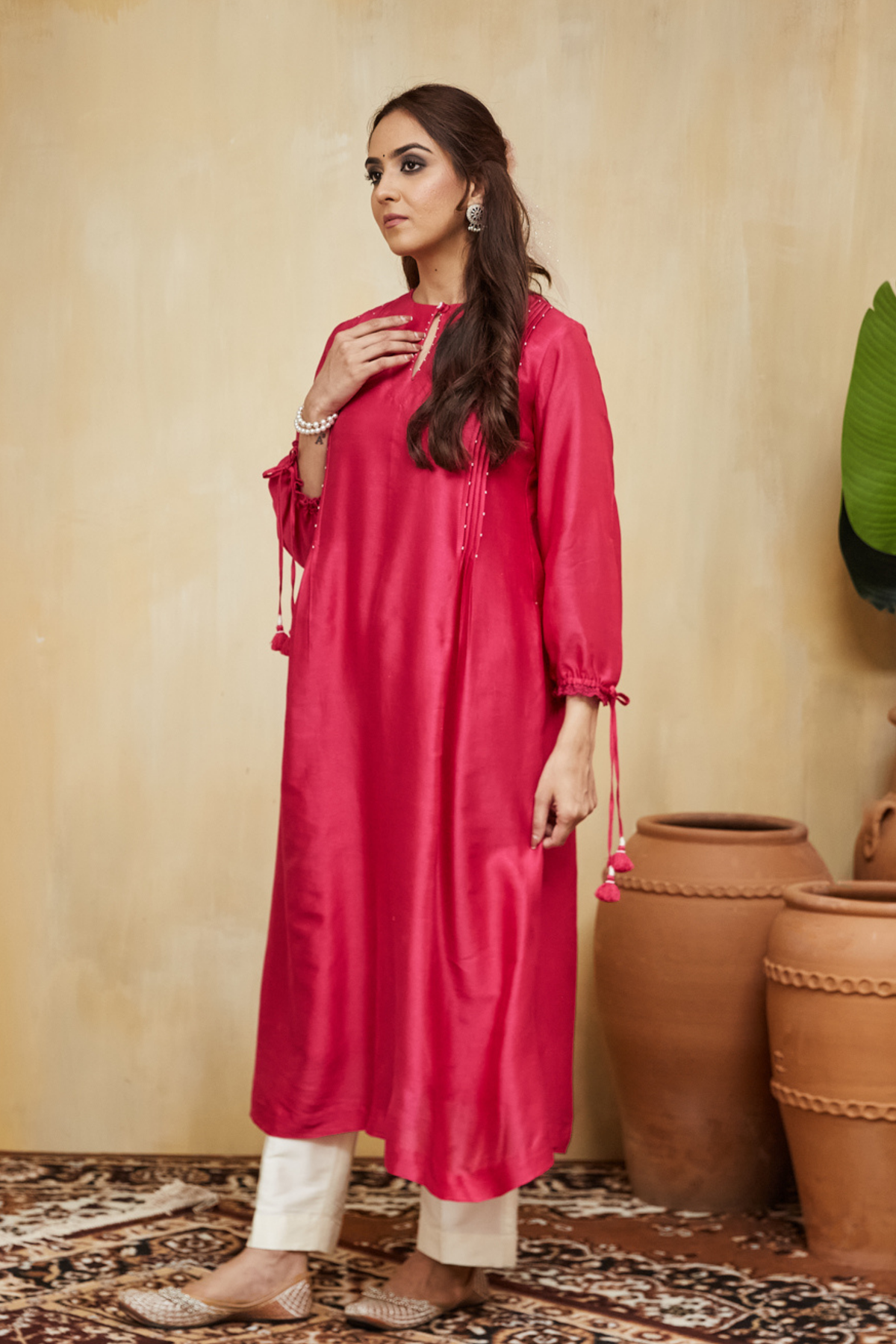 Chanderi Aisha Kurta Set
