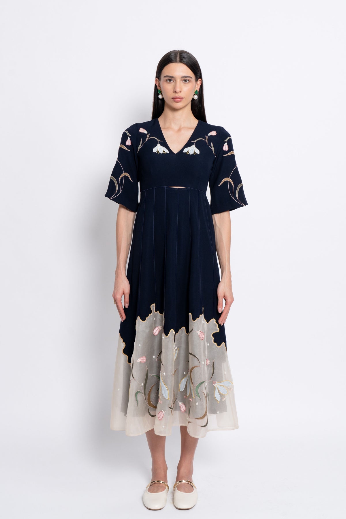 Madhya Navy Dress
