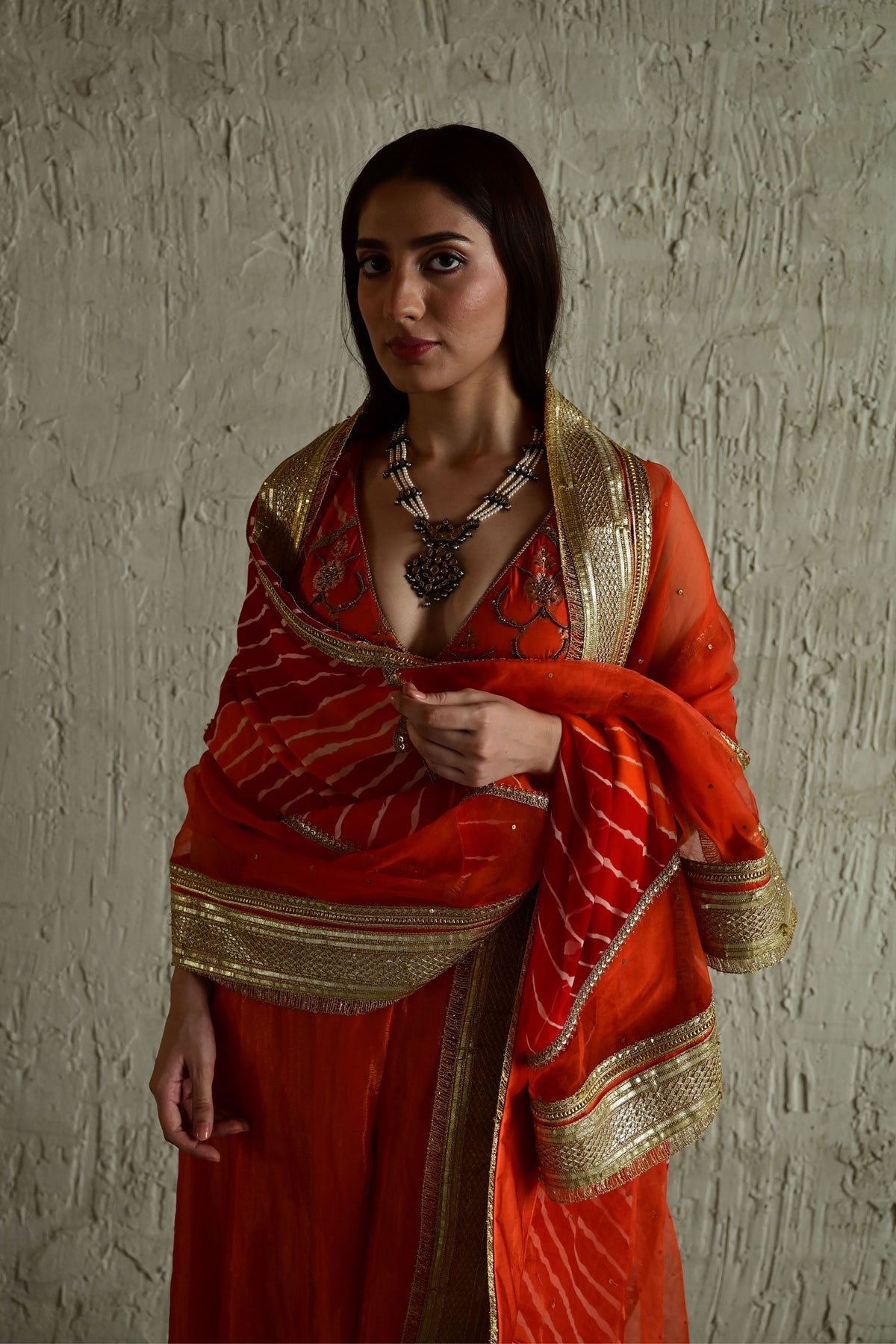 Festive Lace Dupatta