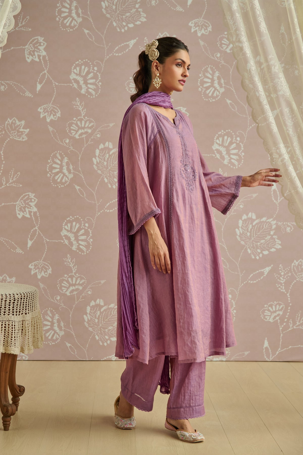 Lilac Tara Kurta Set
