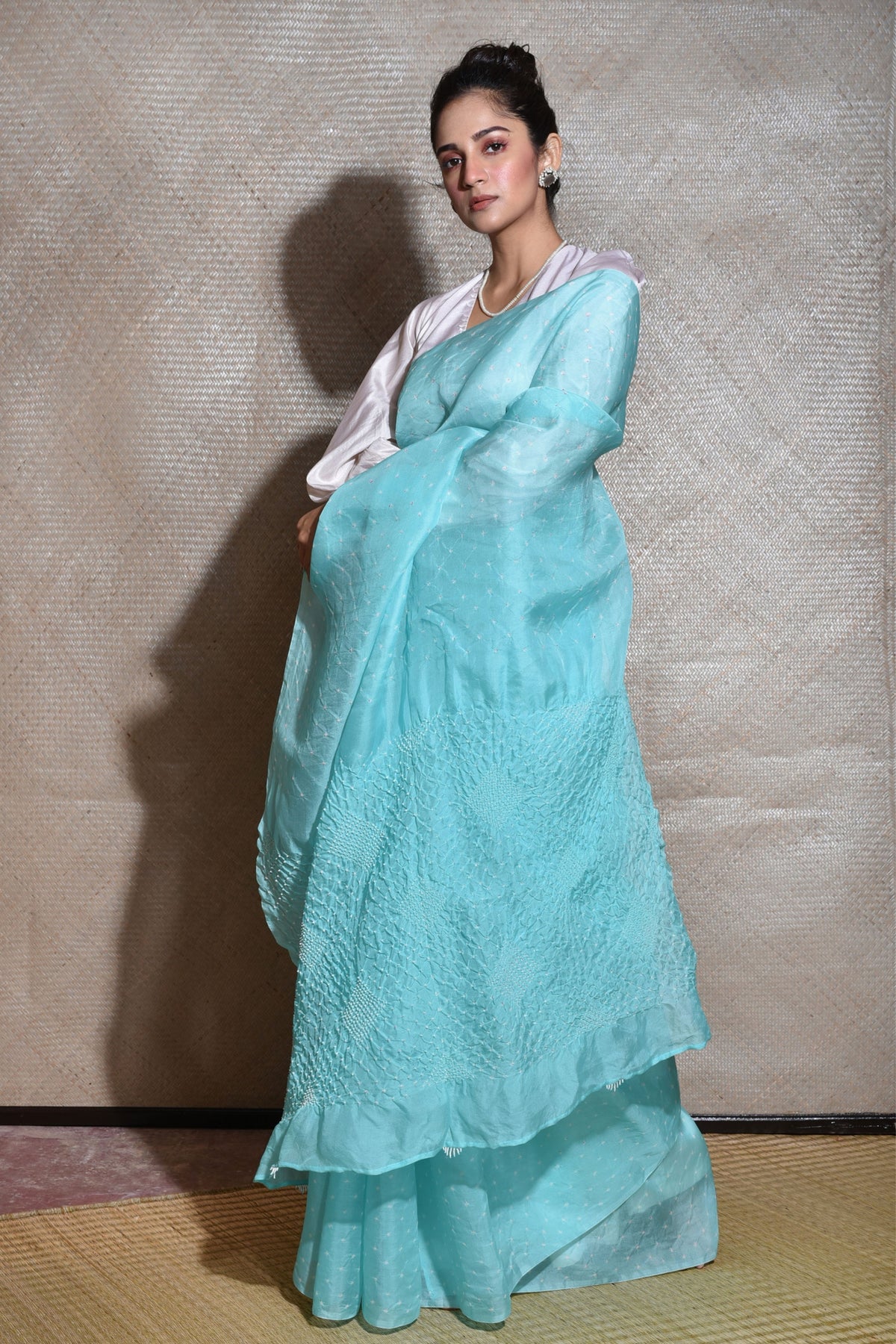 Sky Blue Chaand Saree