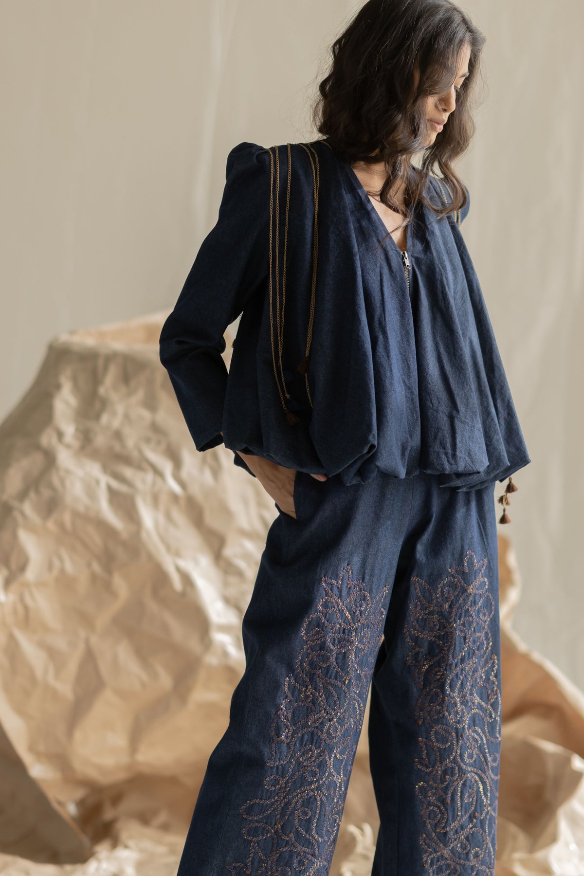 Straight Fit Denim Pant