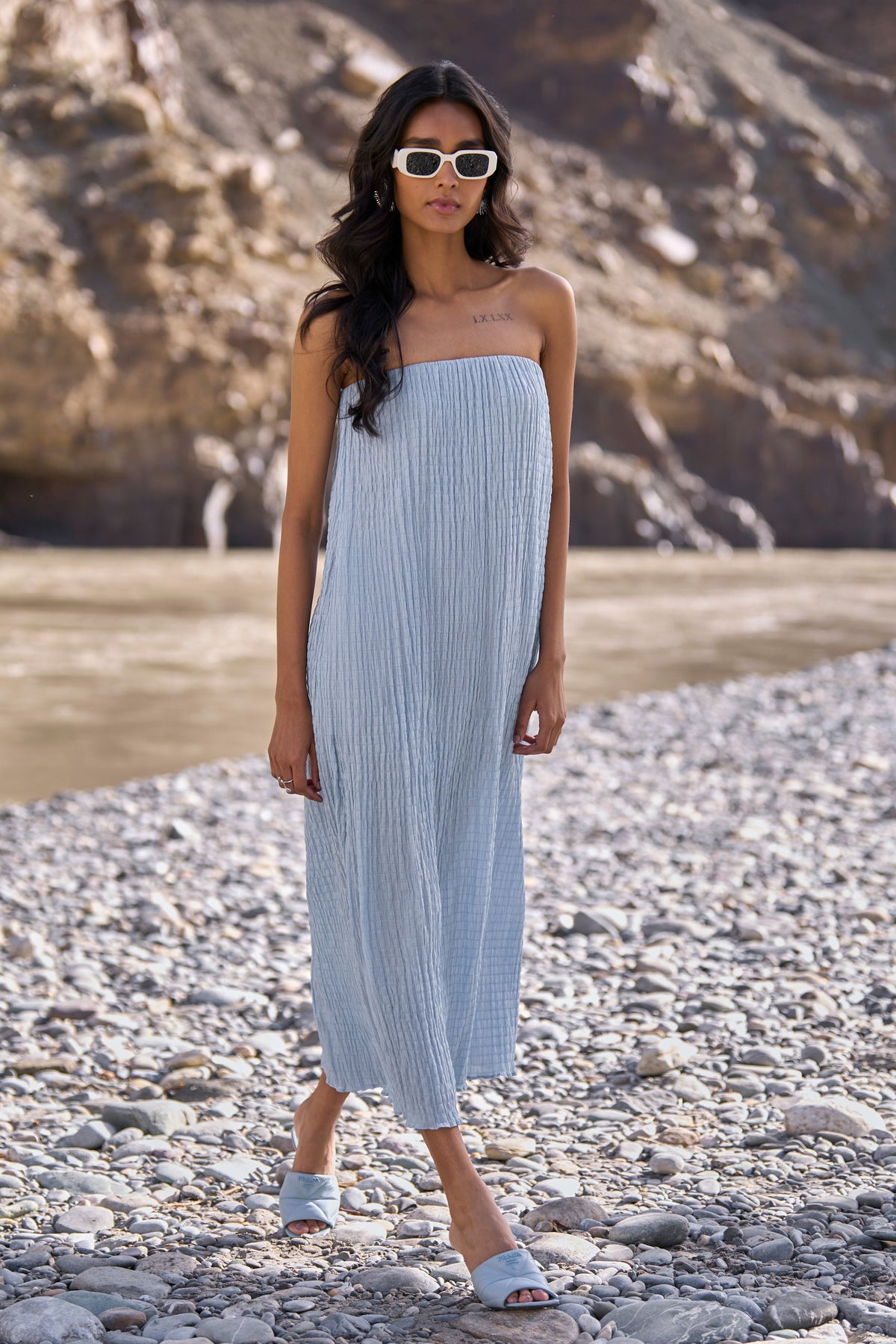 Crushed Crinkled Midi