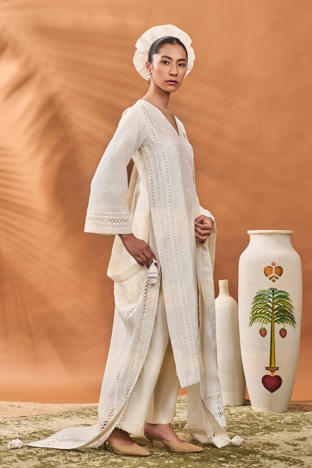 Ivory All Fours Kurta Set