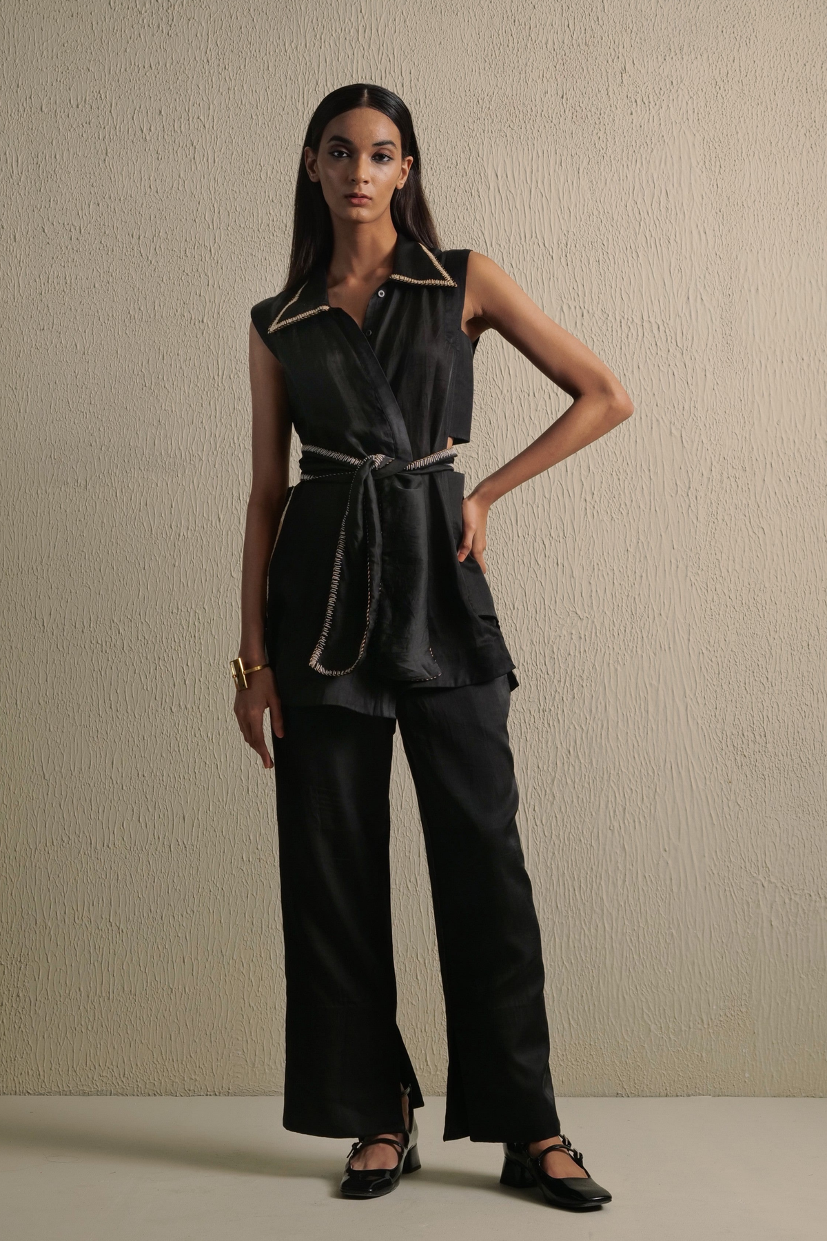 Black Side Fun Dress
