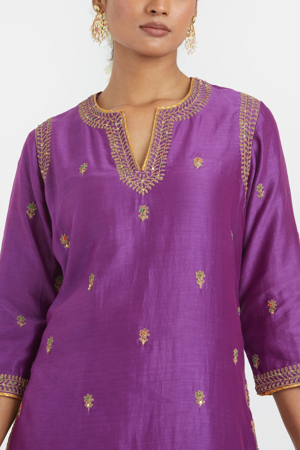 Chanderi Silk Lehenga Set