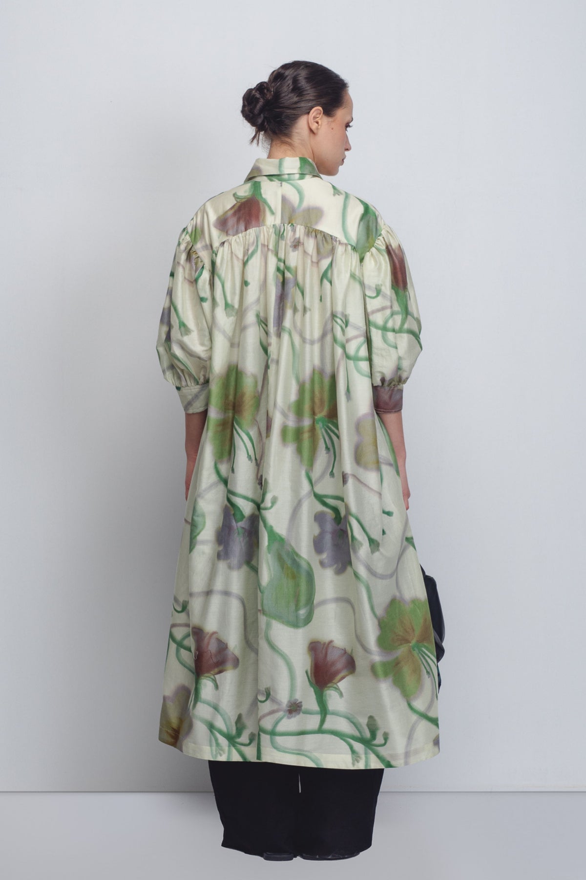 Paron Print Drop Shirt Dress