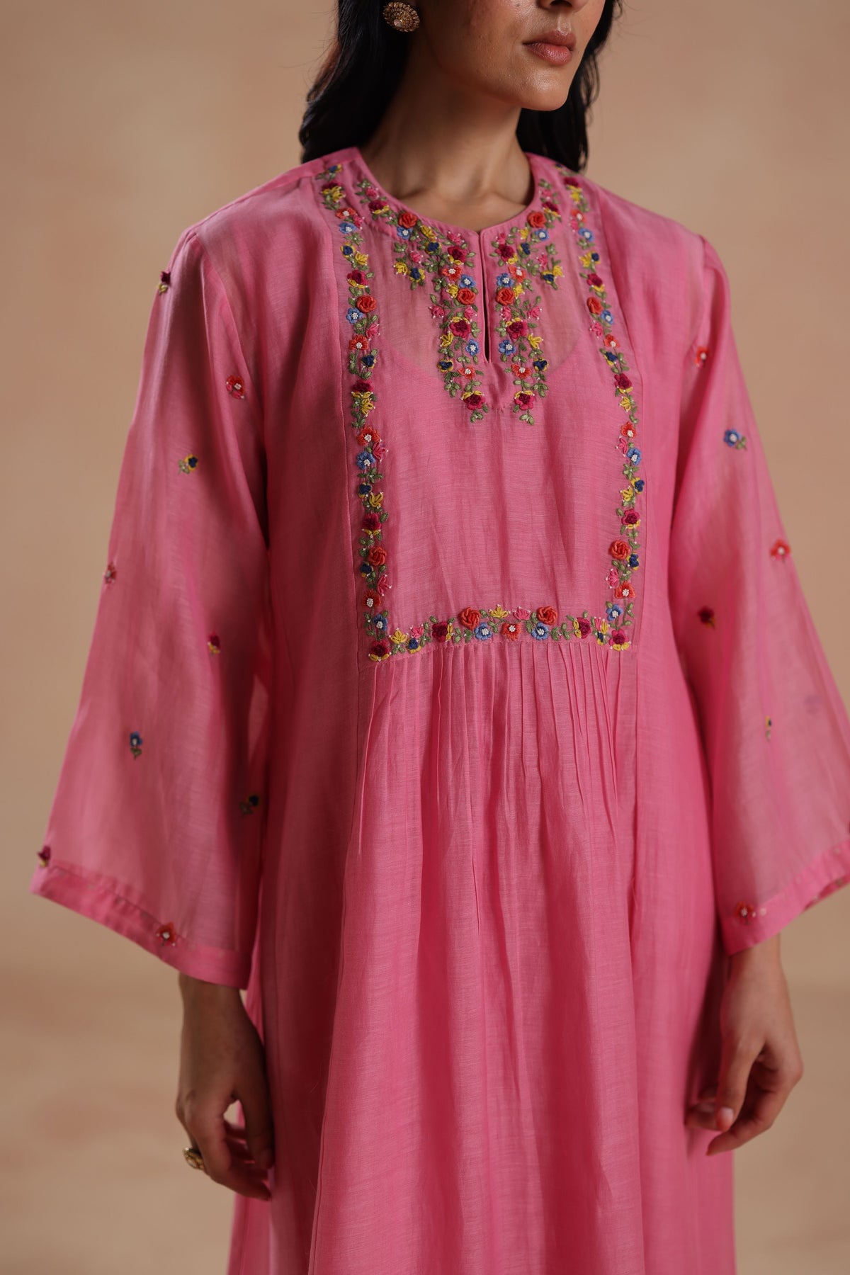 Jheel Pink Kurta Set