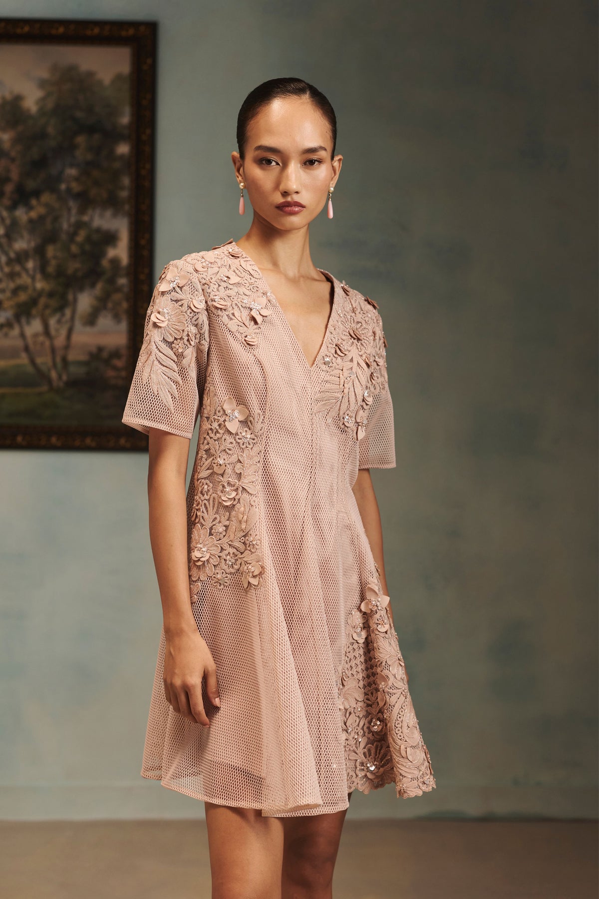Vienna Champagne Bloom Dress