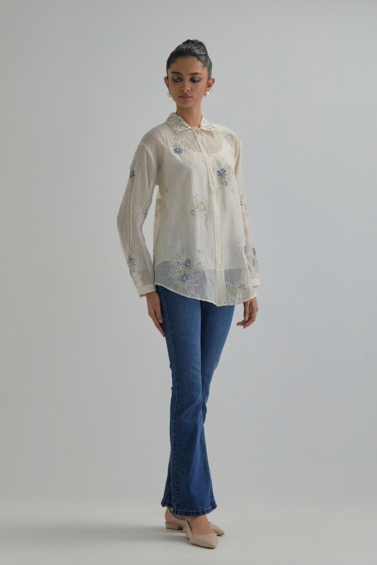 Blue Cotton Shirt