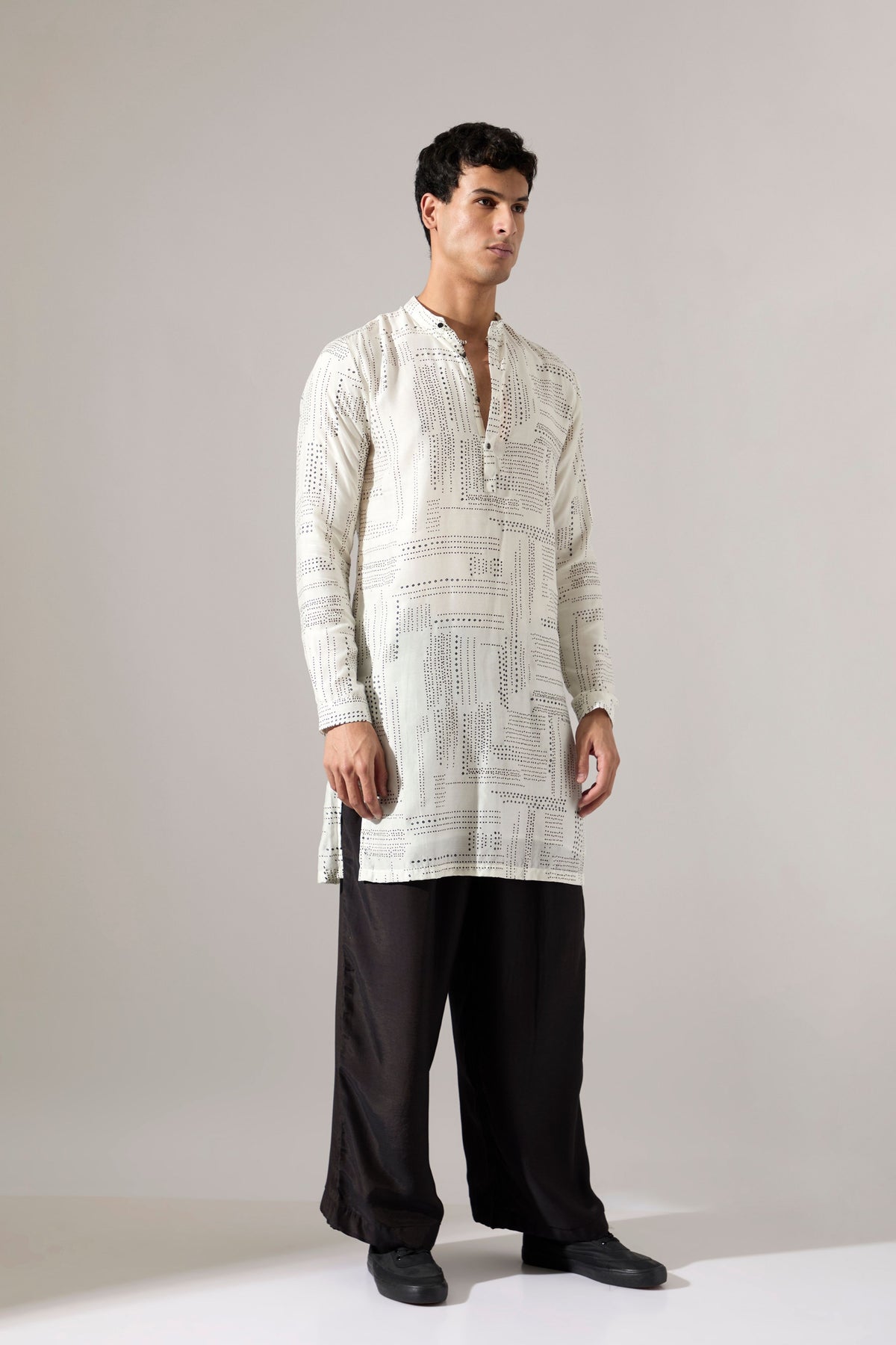 Michael Dots Kurta Set