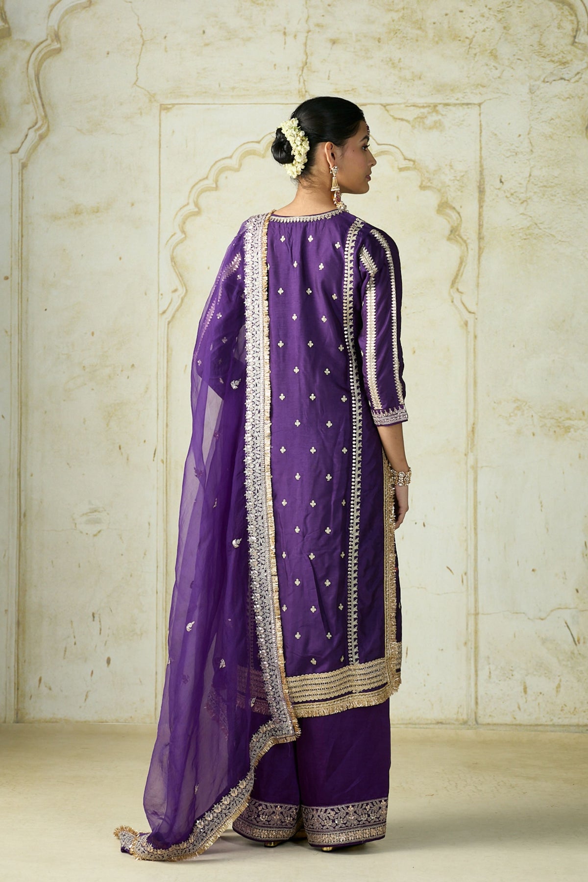 Purple Lakshmi Kurta Set