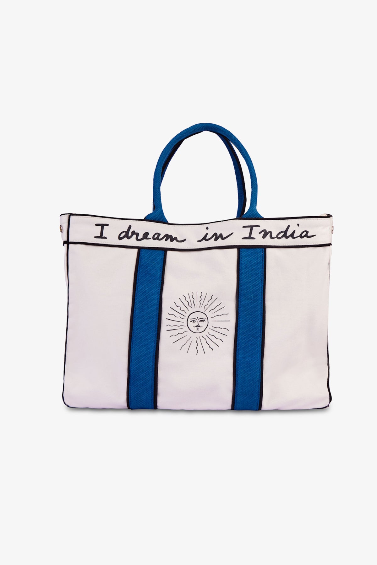 The India Tote in Jodhpur Blue Bag