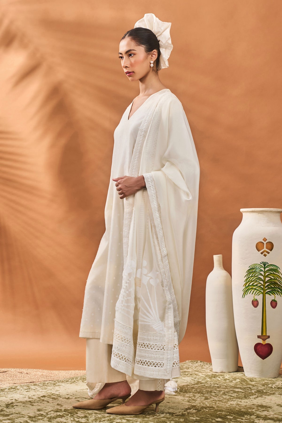 Ivory All Fours Kurta Set