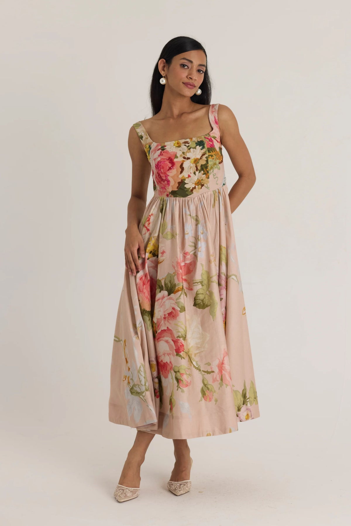 Hazel Embroidered Dress