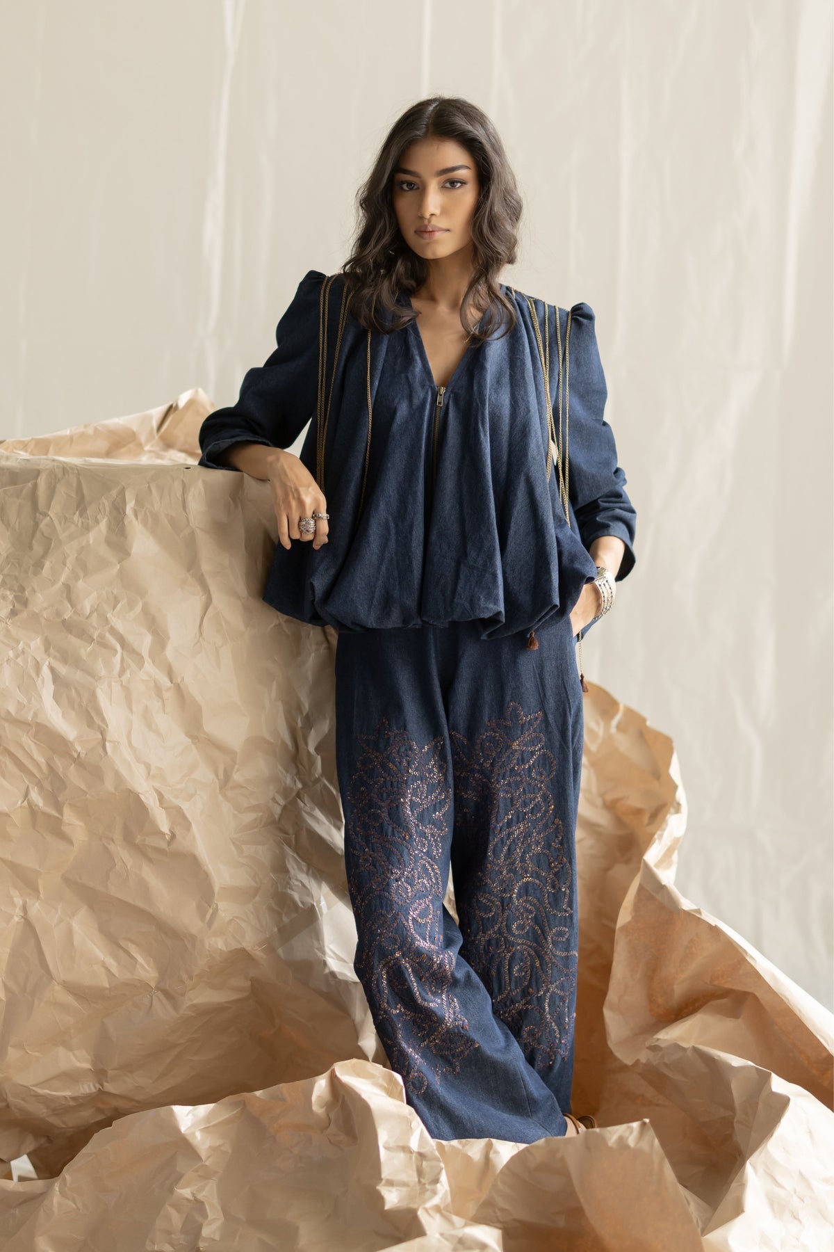 Dark Blue Balloon Top