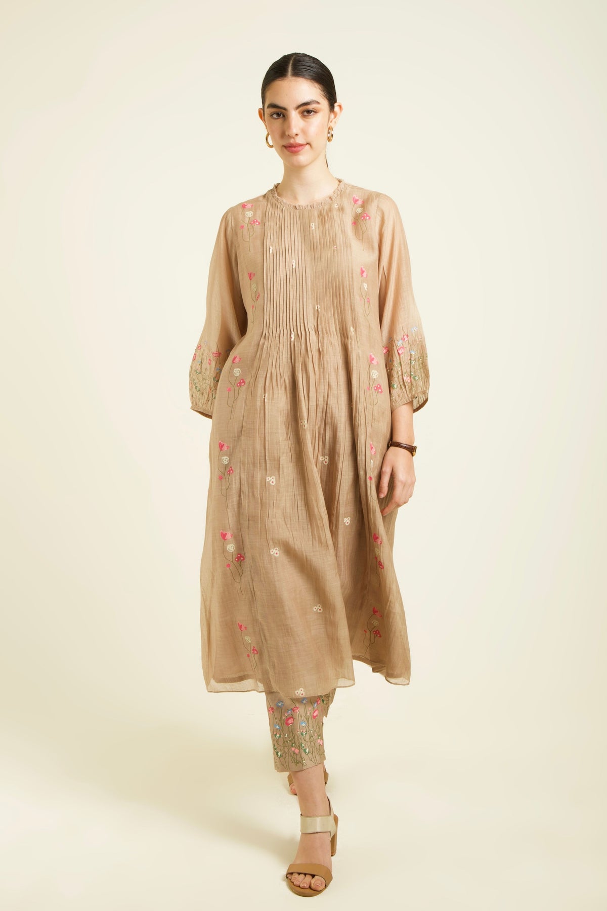 Beige Tunic Set