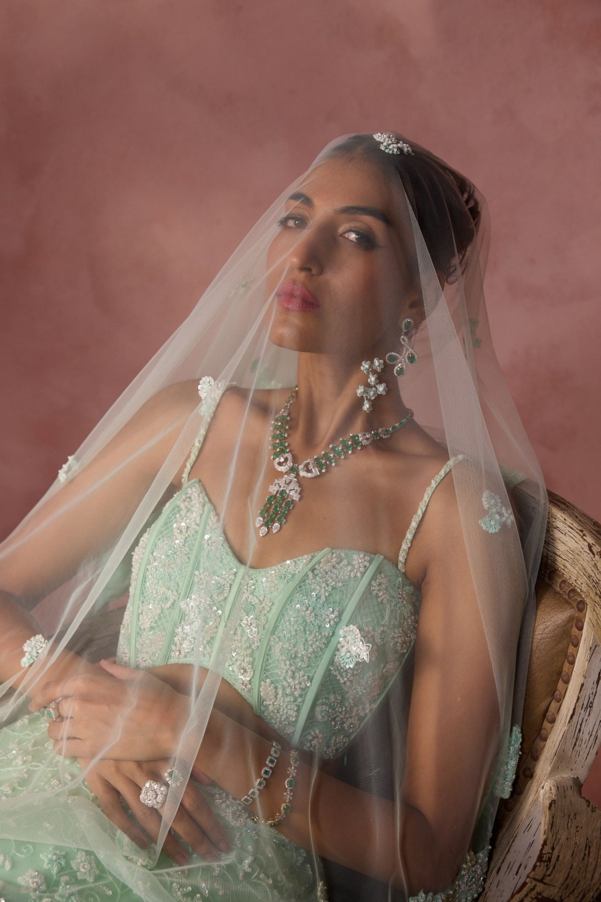 Mint Green Lehenga Set 