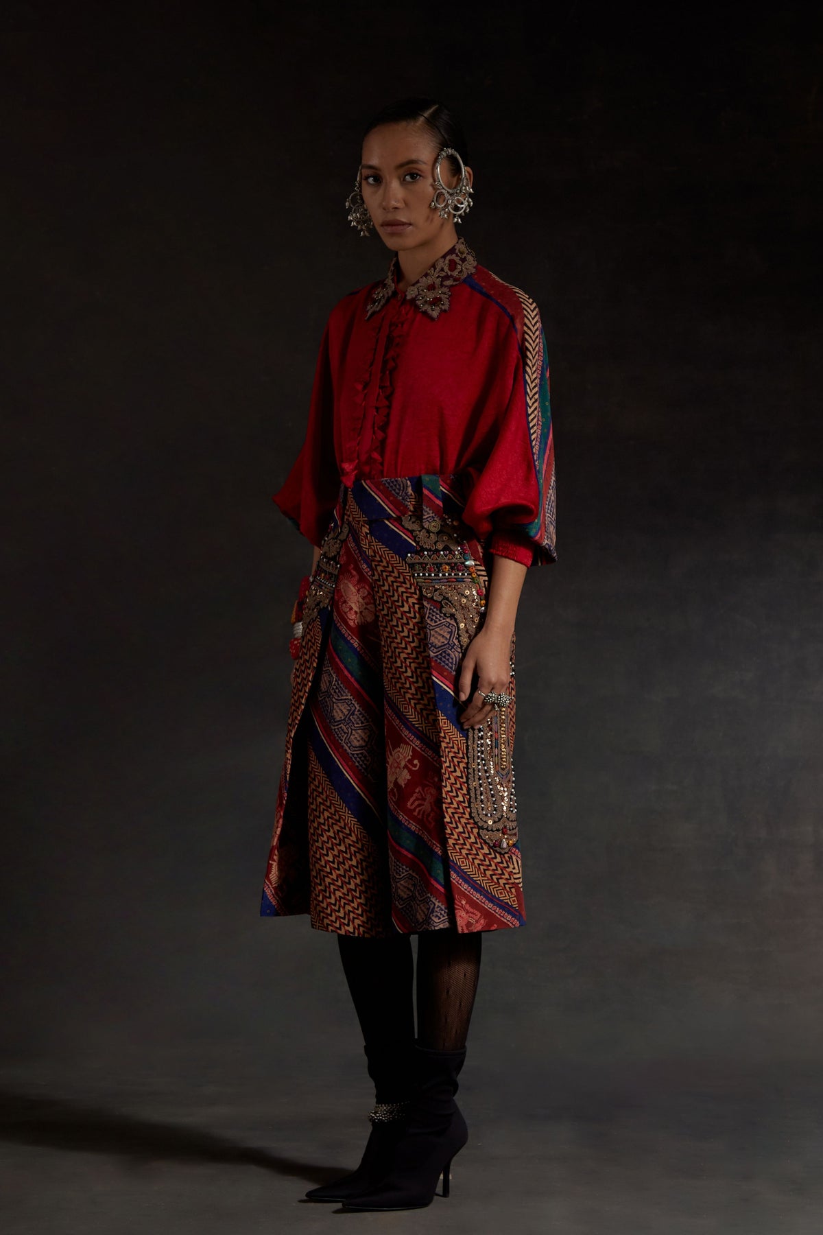 Mandala Shirt With Shorts