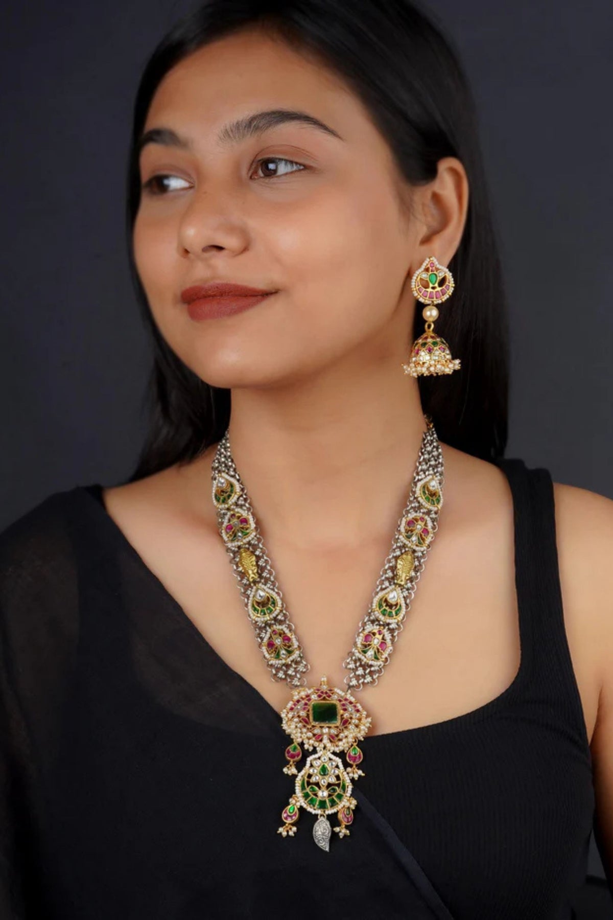 Multicolor Tribal Necklace Set