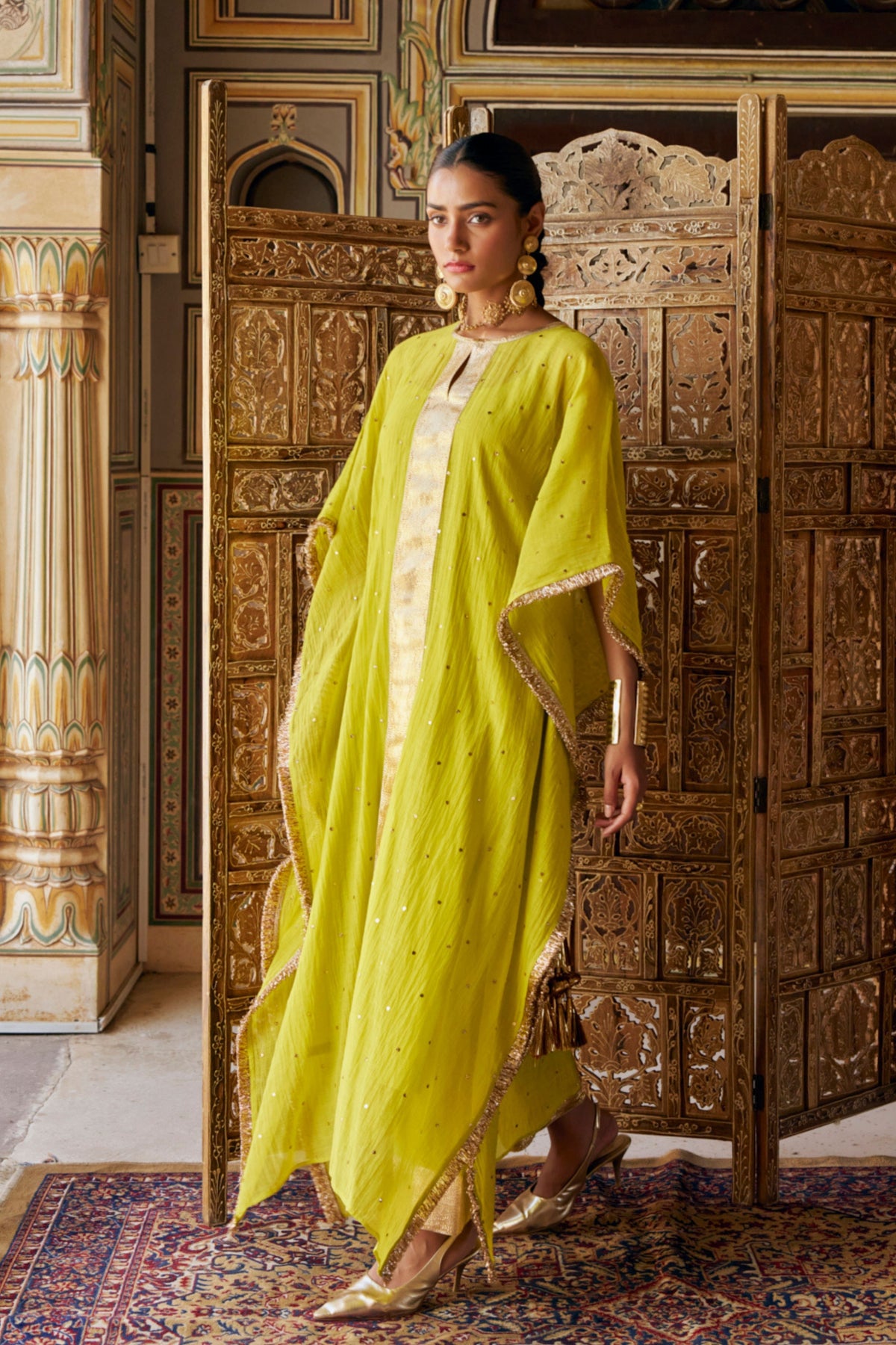 Citron Kaftan Set