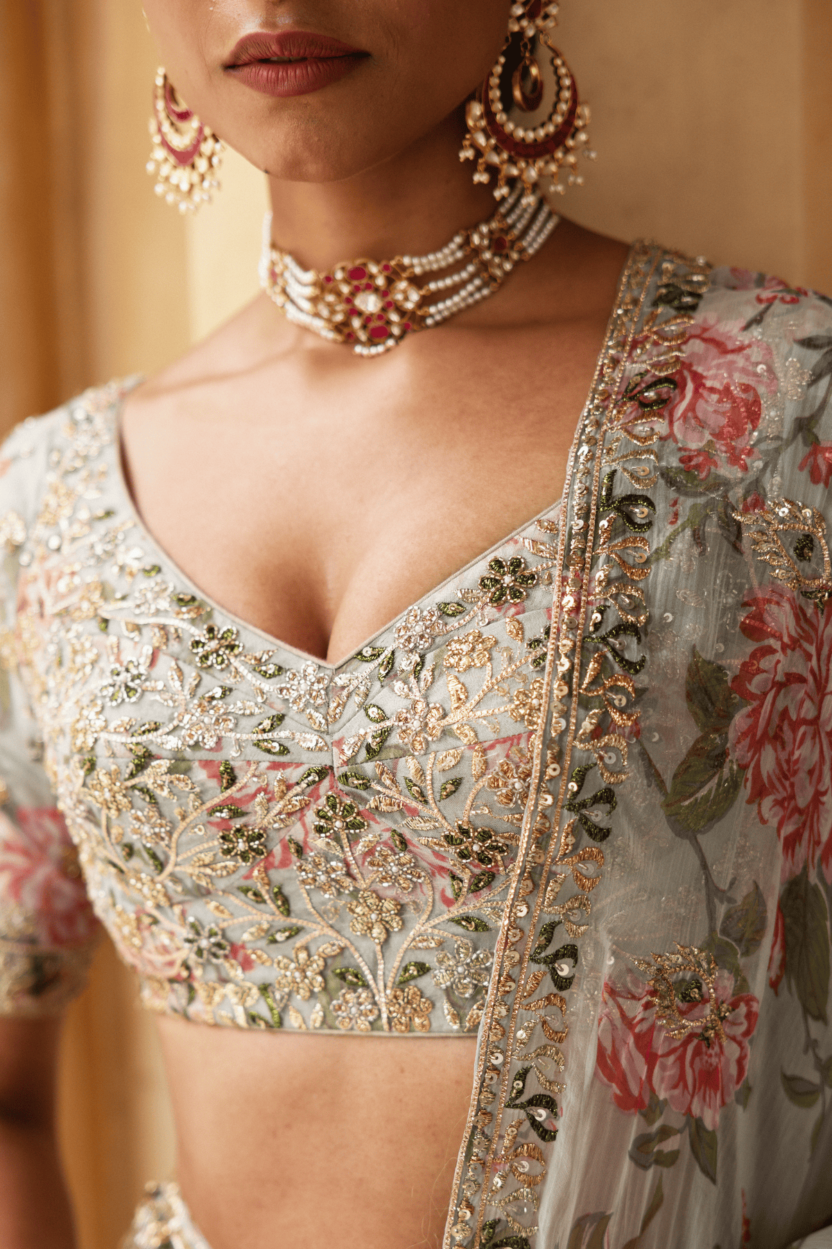 Floral Bridal Lehenga